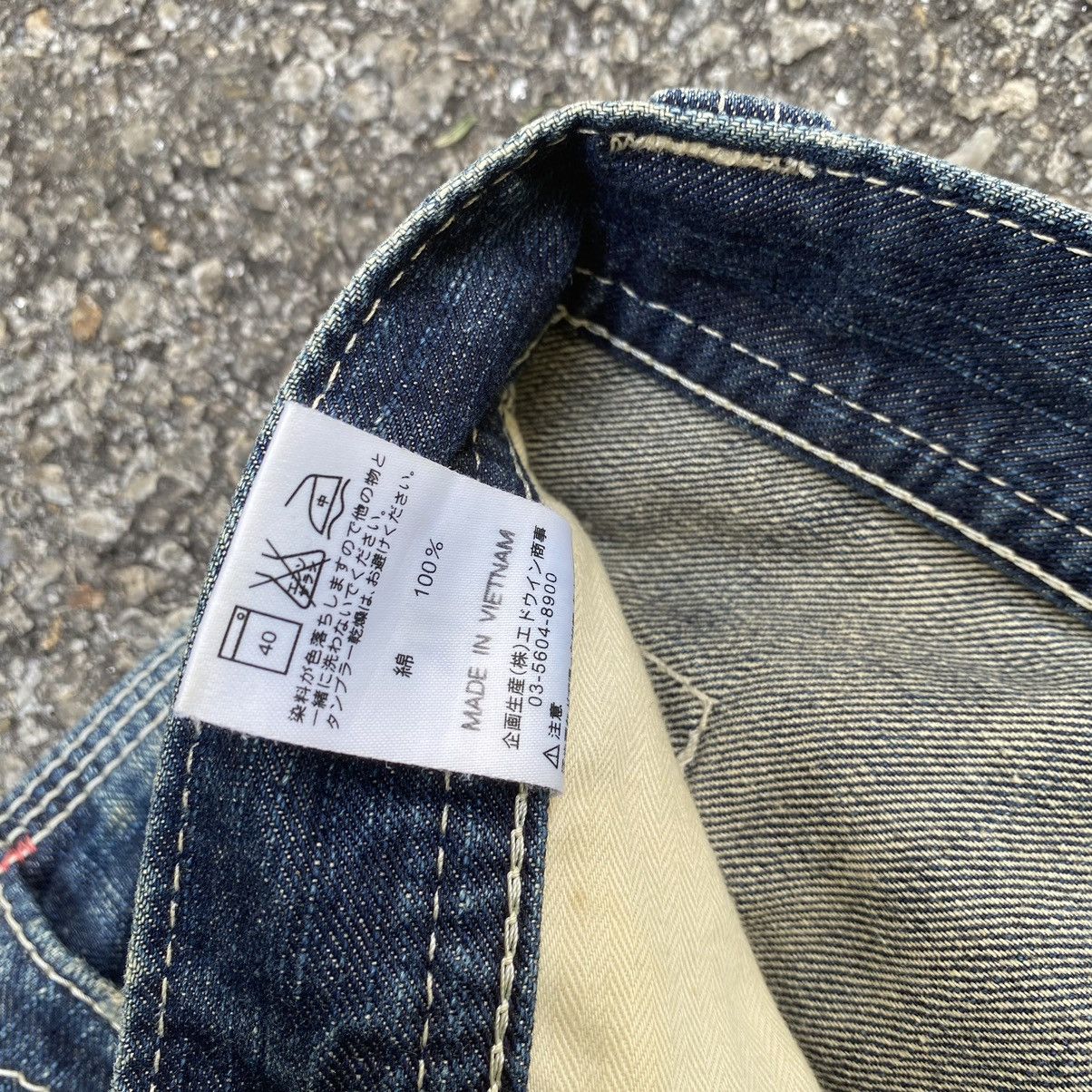 Edwin Jorts Shorts Denim Edwin 503 Blue Trip Jeans Size US 30 / EU 46 - 9 Thumbnail