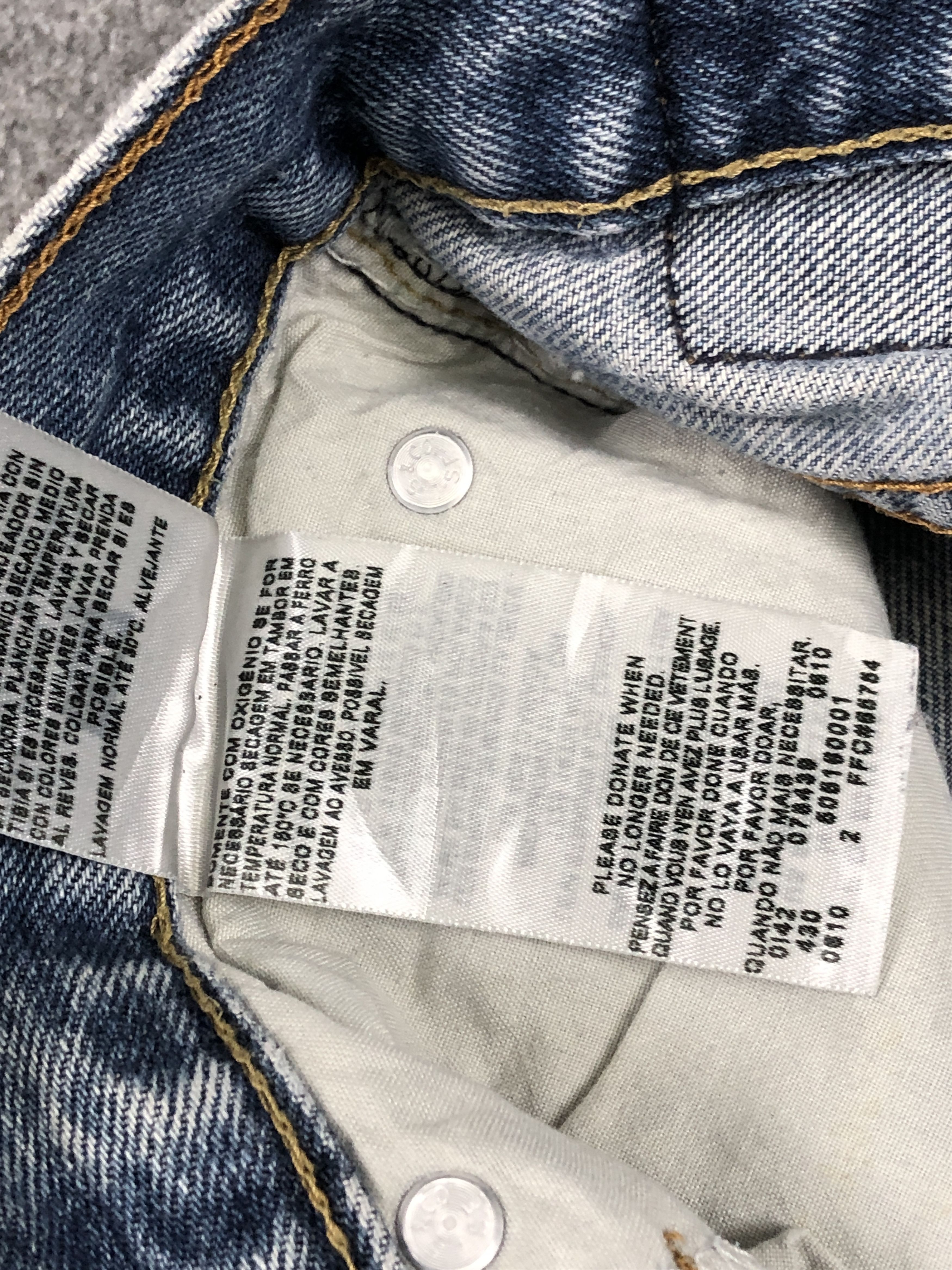 Levi's Faded Blue Vintage Levis 516 Jeans DP2443 Size US 30 / EU 46 - 9 Thumbnail