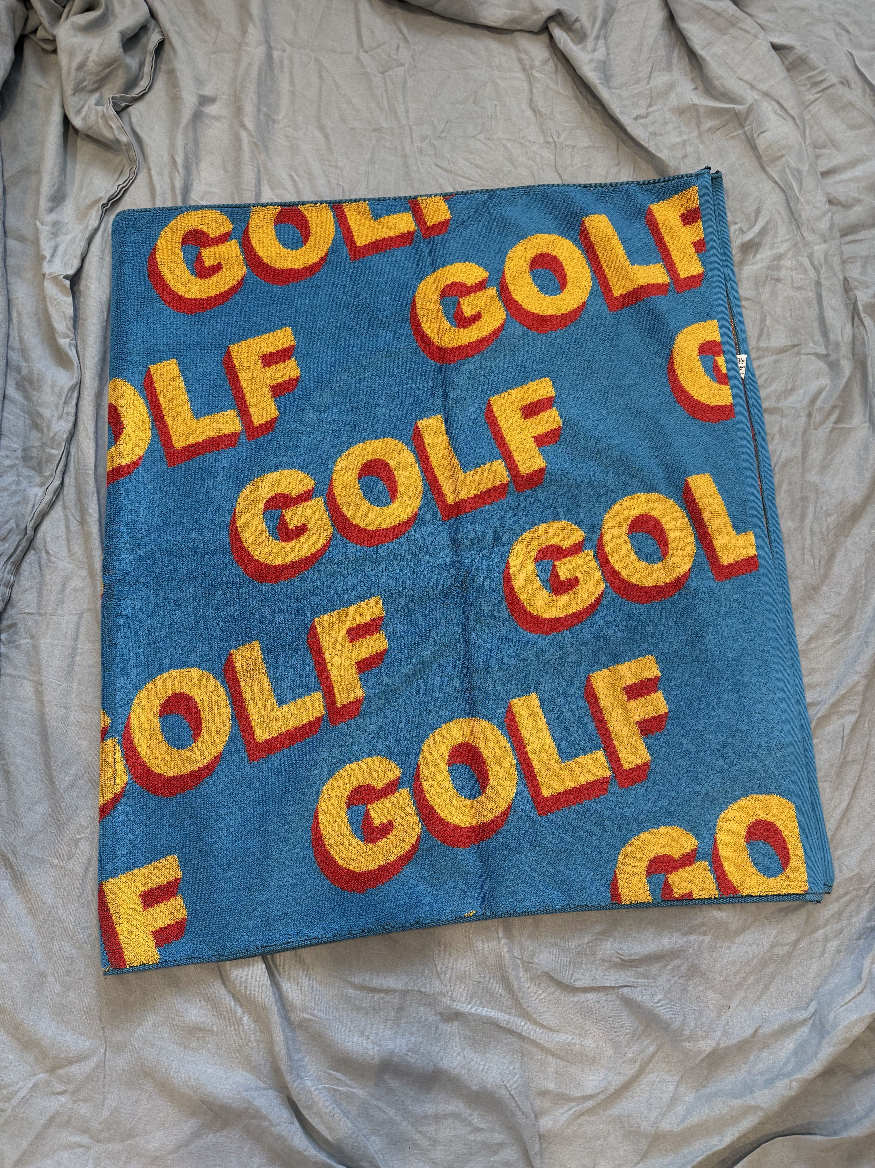 Golf Wang 3D logo All over print Beach towel Size ONE SIZE - 1 Thumbnail