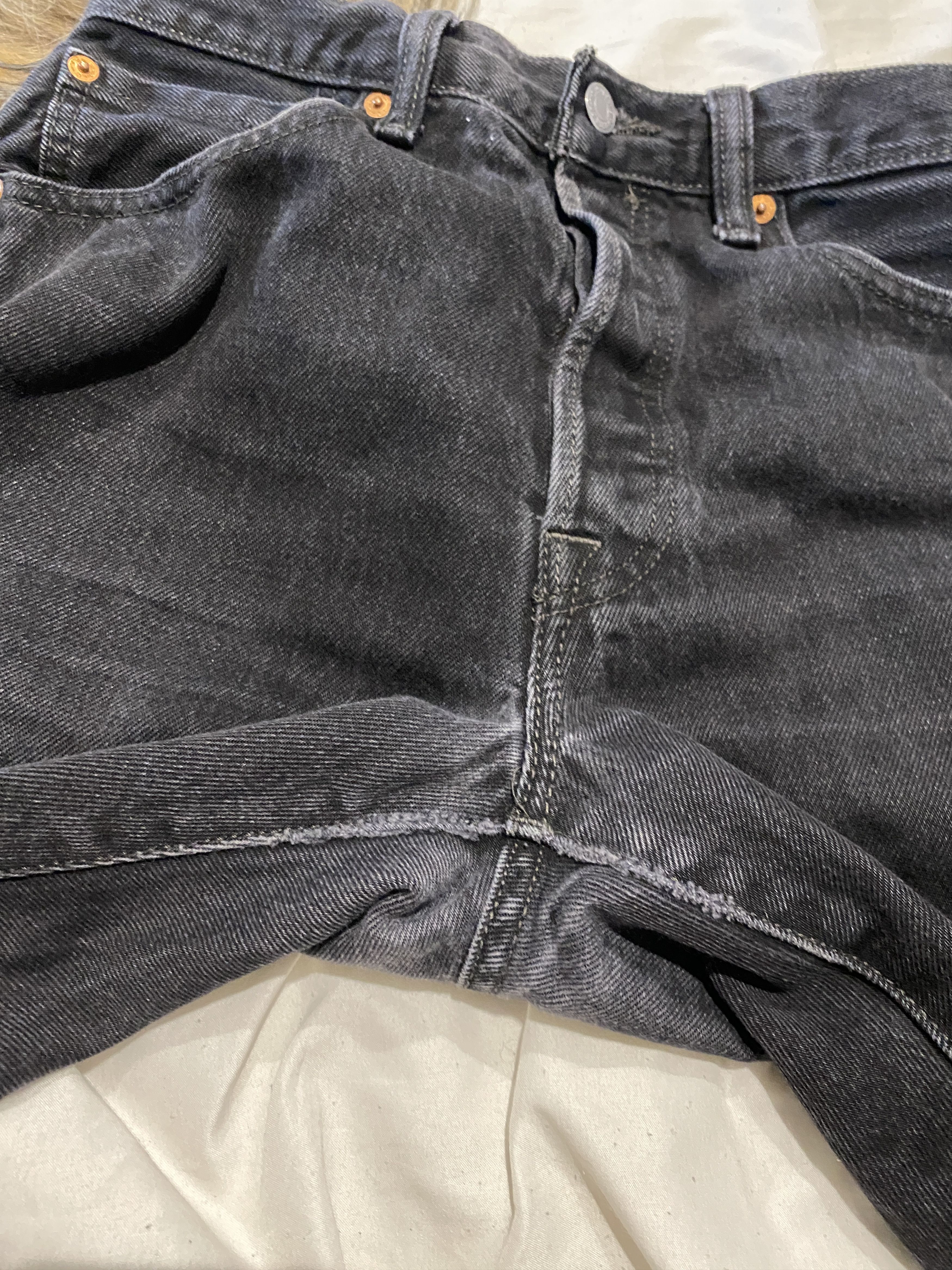 Levi's Levi's 501 black denim jeans pants casual Size US 32 / EU 48 - 7 Thumbnail
