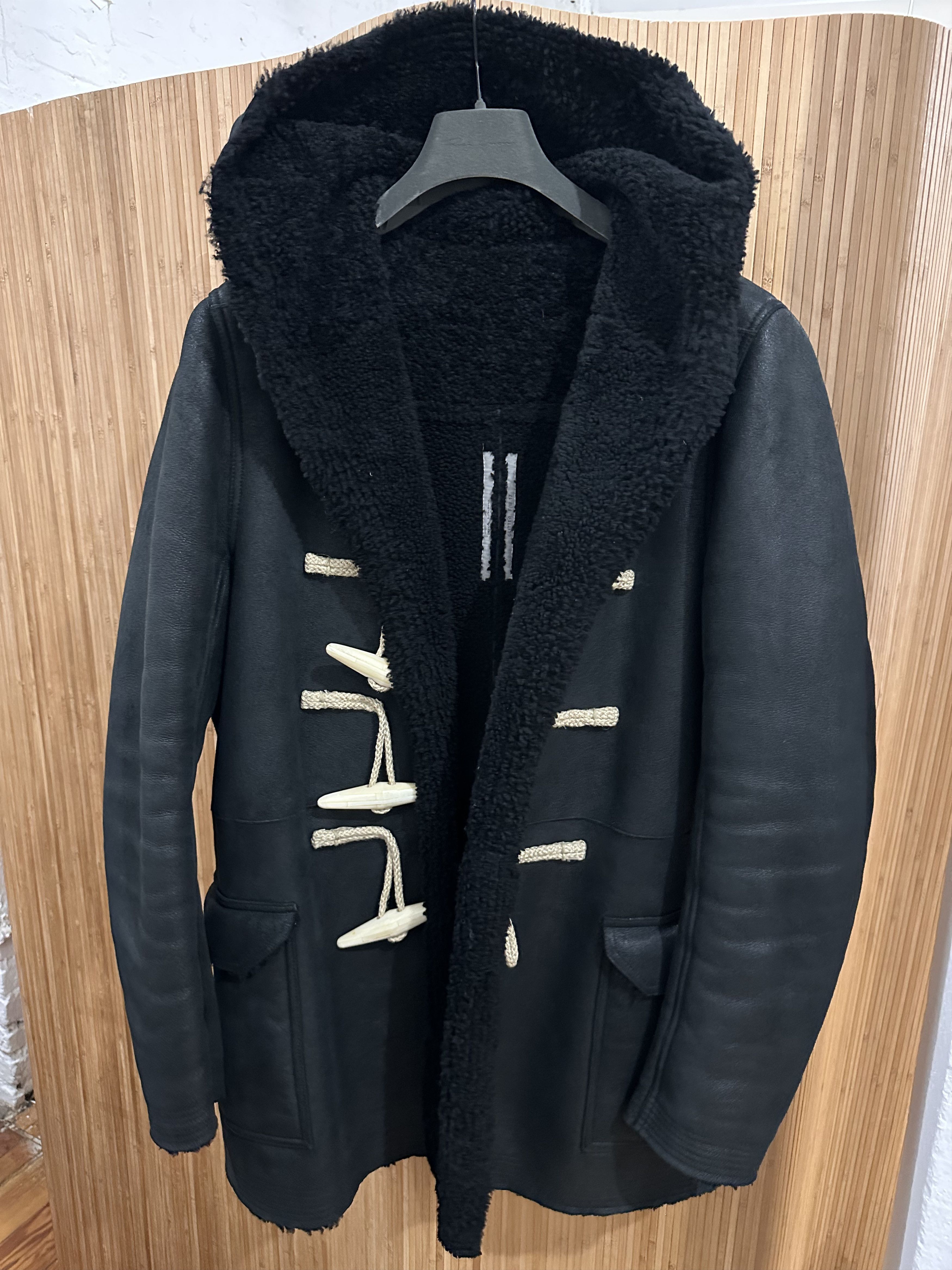 Rick Owens RIck Owens 17FW GLITTER Shearling Duffle Coat Size US L / EU 52-54 / 3 - 2 Thumbnail