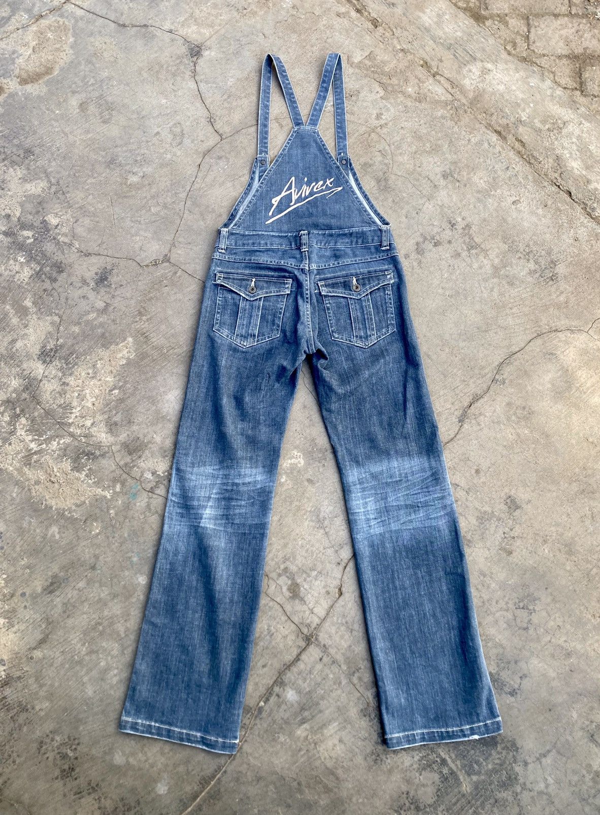 Avirex Avirex Overall Denim Backhit Size US 31 - 15 Thumbnail