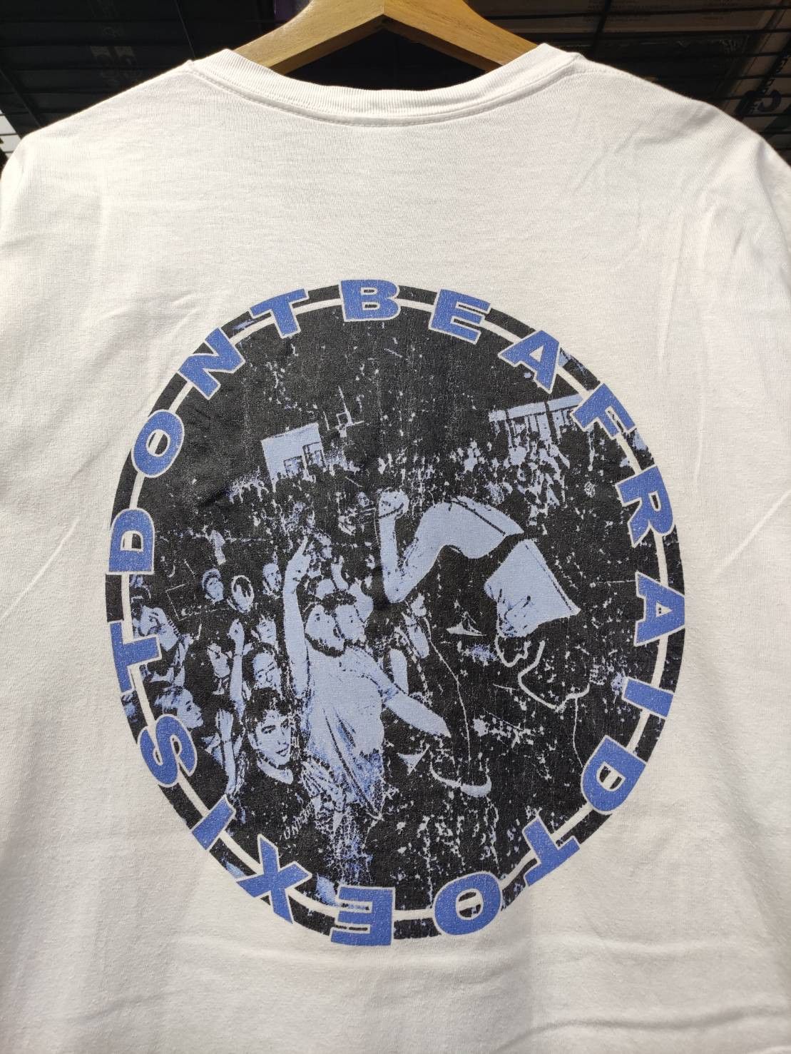 Band Tees SeeYouSpaceCowboy Band " Don’t be afraid to exist " Single Size US XL / EU 56 / 4 - 1 Thumbnail