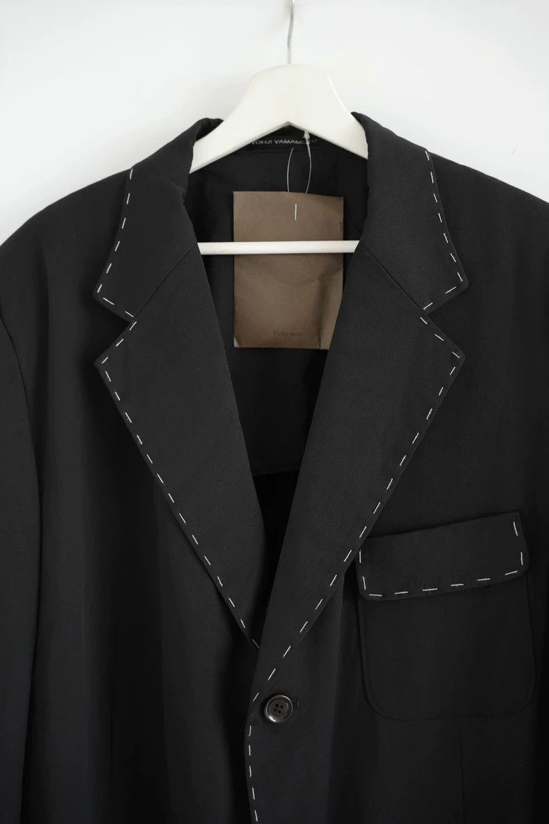 Yohji Yamamoto Yohji Yamamoto size 3 Hand-sewn open-line in 2003 blazer 2 Size 38S - 4 Thumbnail