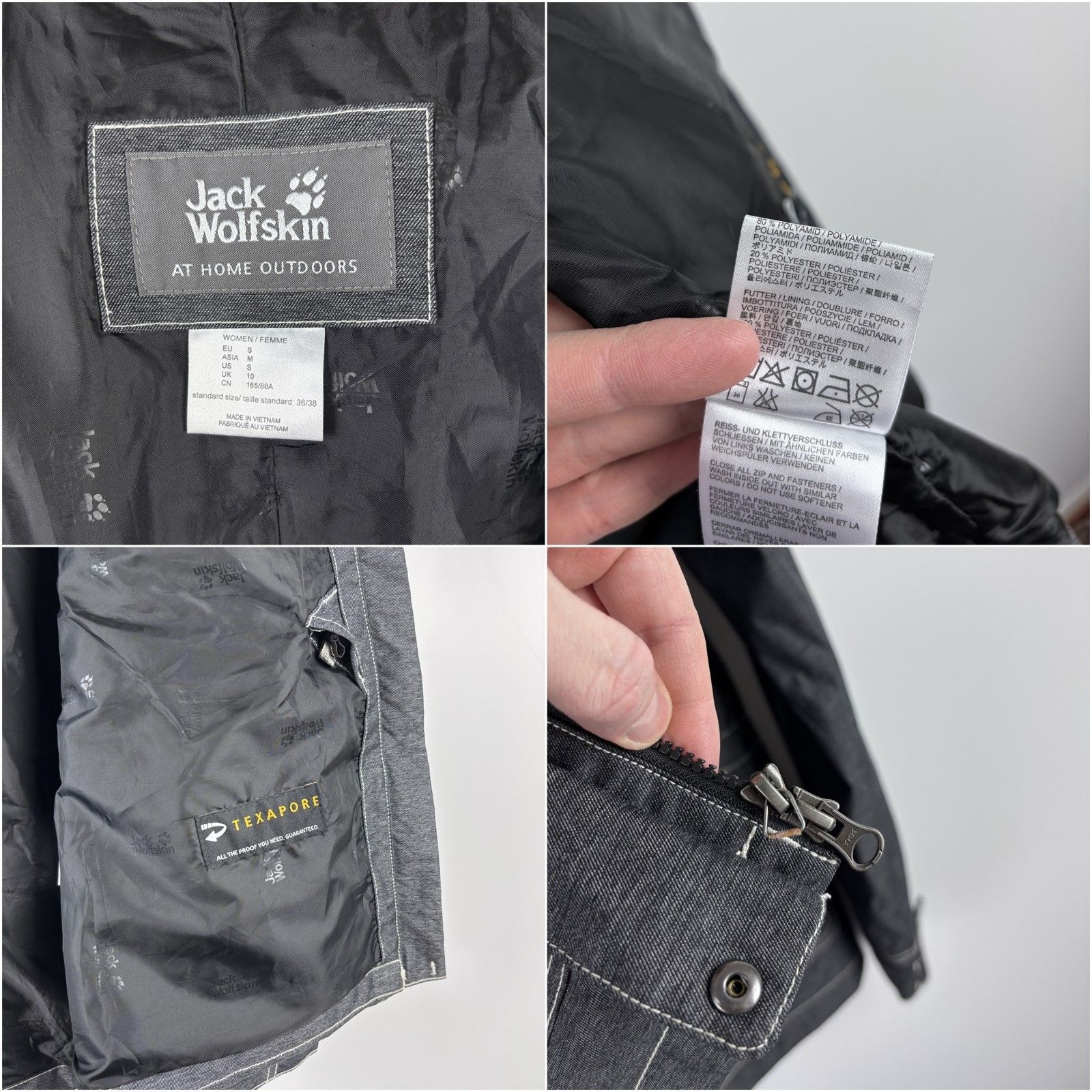 Jack Wolfskin Jack Wolfskin Texapore Hooded Jacket Hiking Outdoor Size S Size S / US 4 / IT 40 - 10 Thumbnail