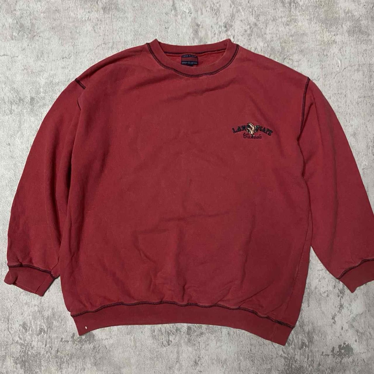 Russell Athletic Burgundy vintage Russell Athletic crewneck sweatshirt Size US L / EU 52-54 / 3 - 1 Thumbnail