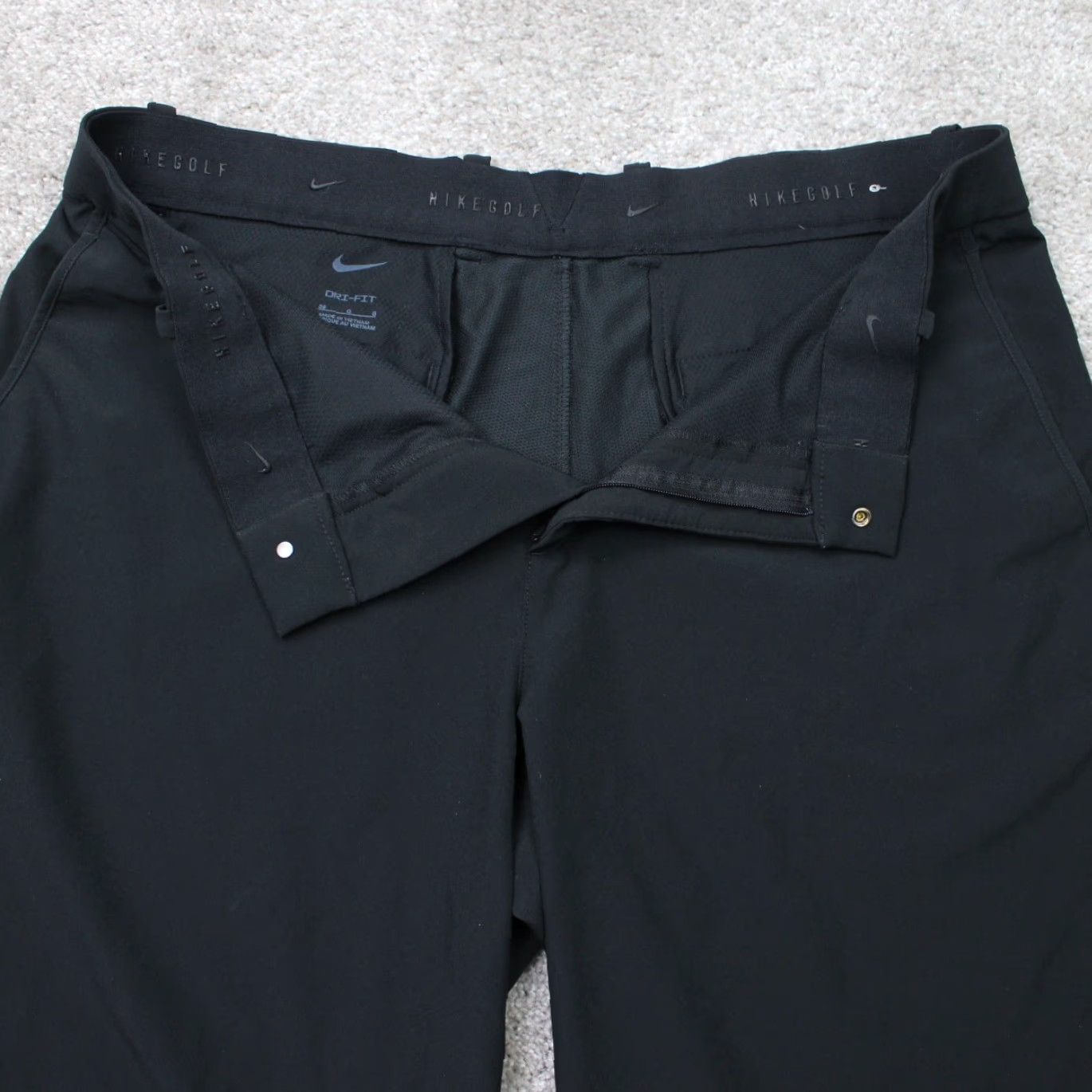 Nike Nike Shorts Mens 36 Black Dri-Fit Golf Flat Front Athletic Stretch Athleisure Size US 36 / EU 52 - 7 Thumbnail