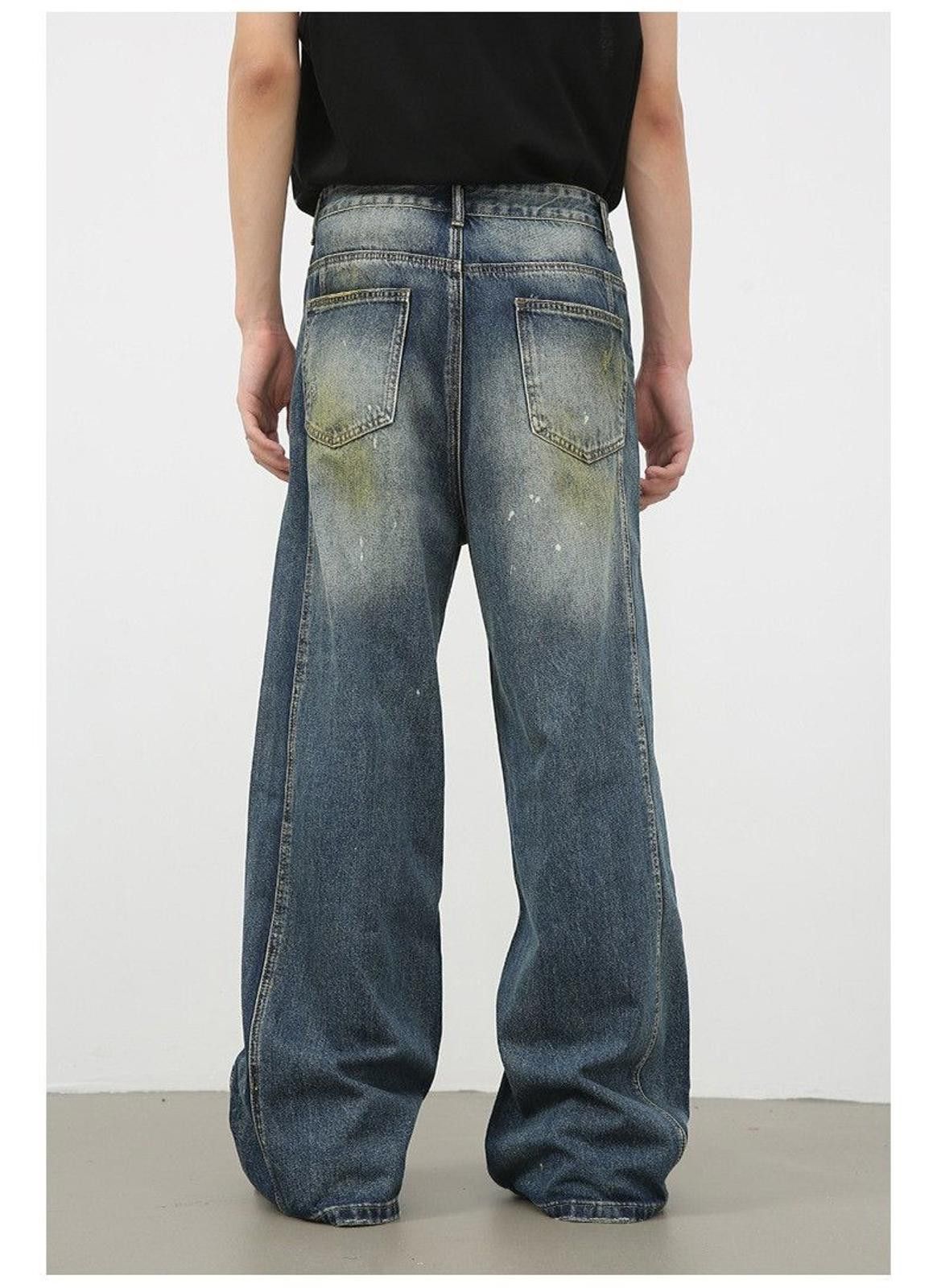 Japanese Brand Baggy Wide Leg Denim Jeans Size US 32 / EU 48 - 3 Thumbnail
