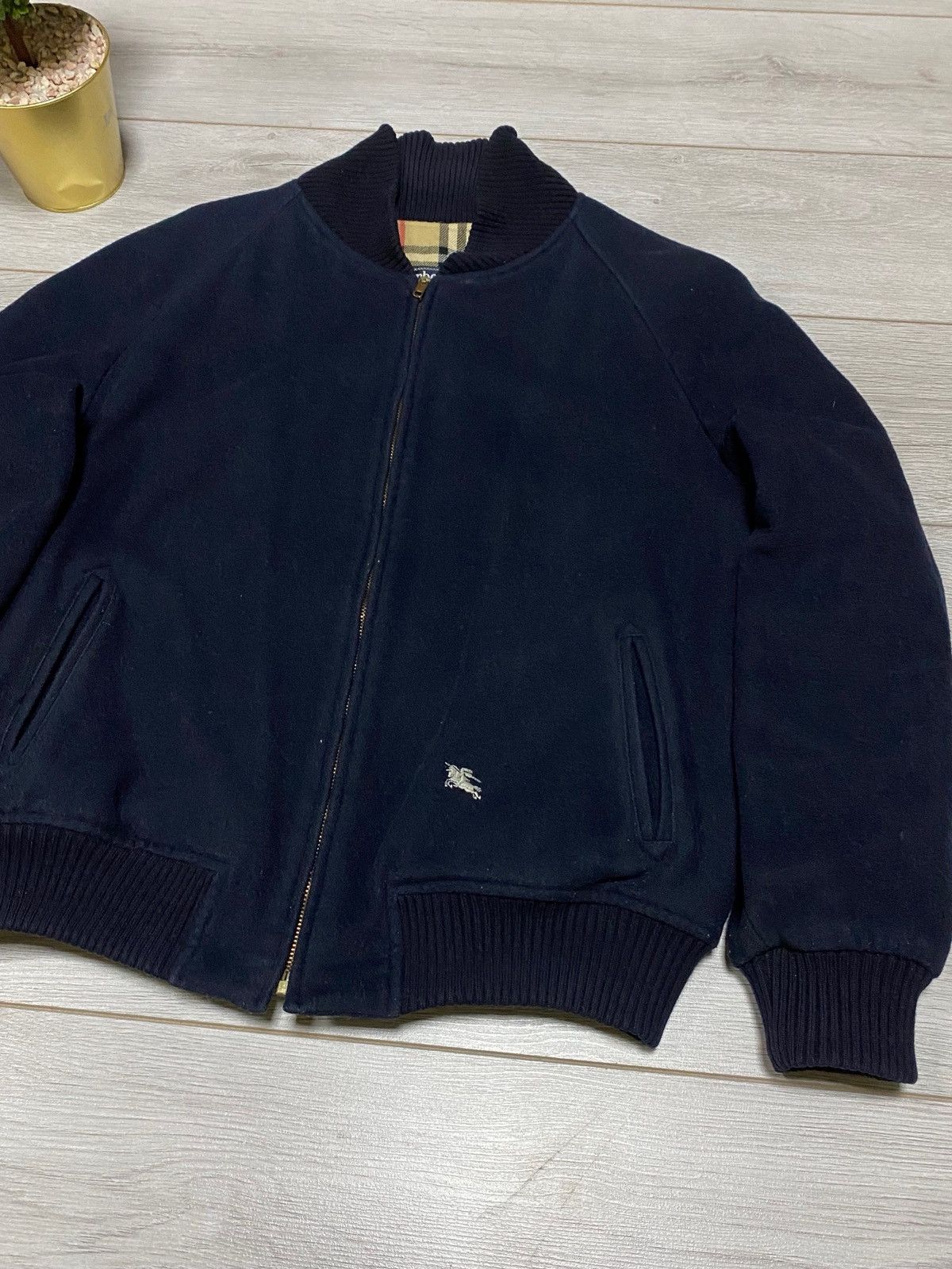Burberry Prorsum Burberry wool zip nova check bomber jacket Size US L / EU 52-54 / 3 - 8 Thumbnail