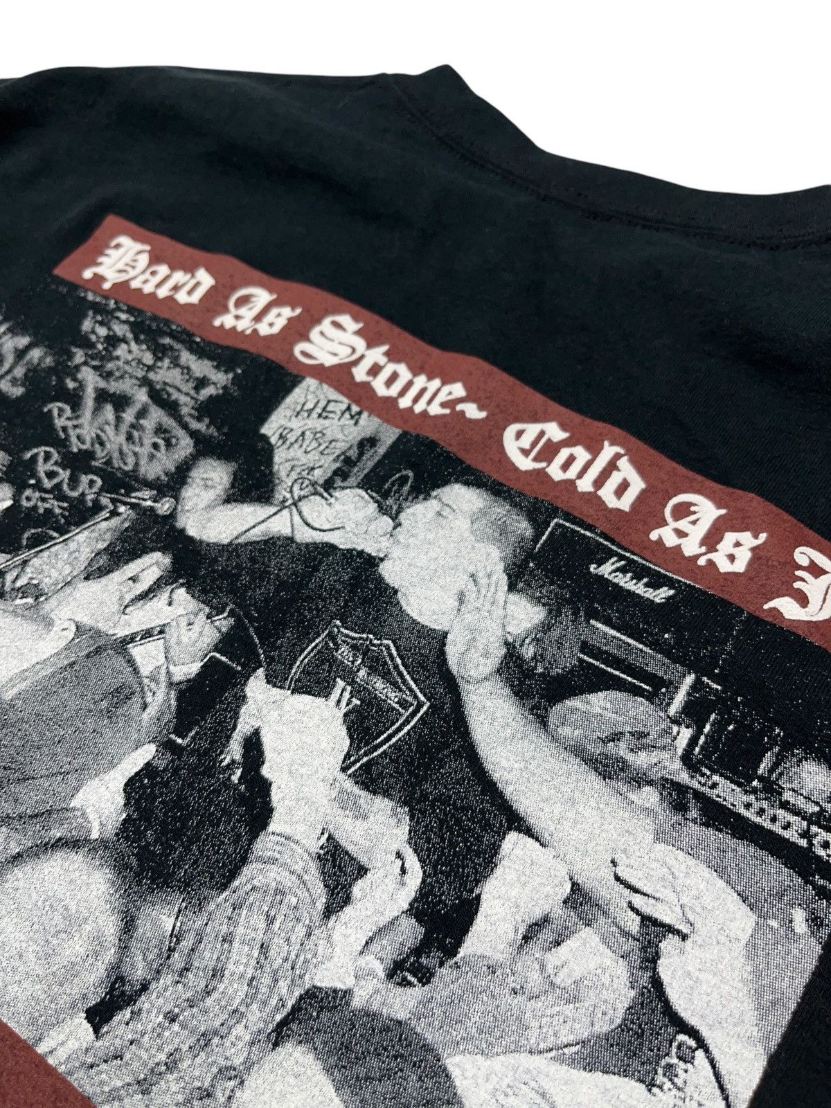 Band Tees Vintage 00s Warzone Hard As Stone T-shirt Hardcore Size US XXL / EU 58 / 5 - 6 Thumbnail