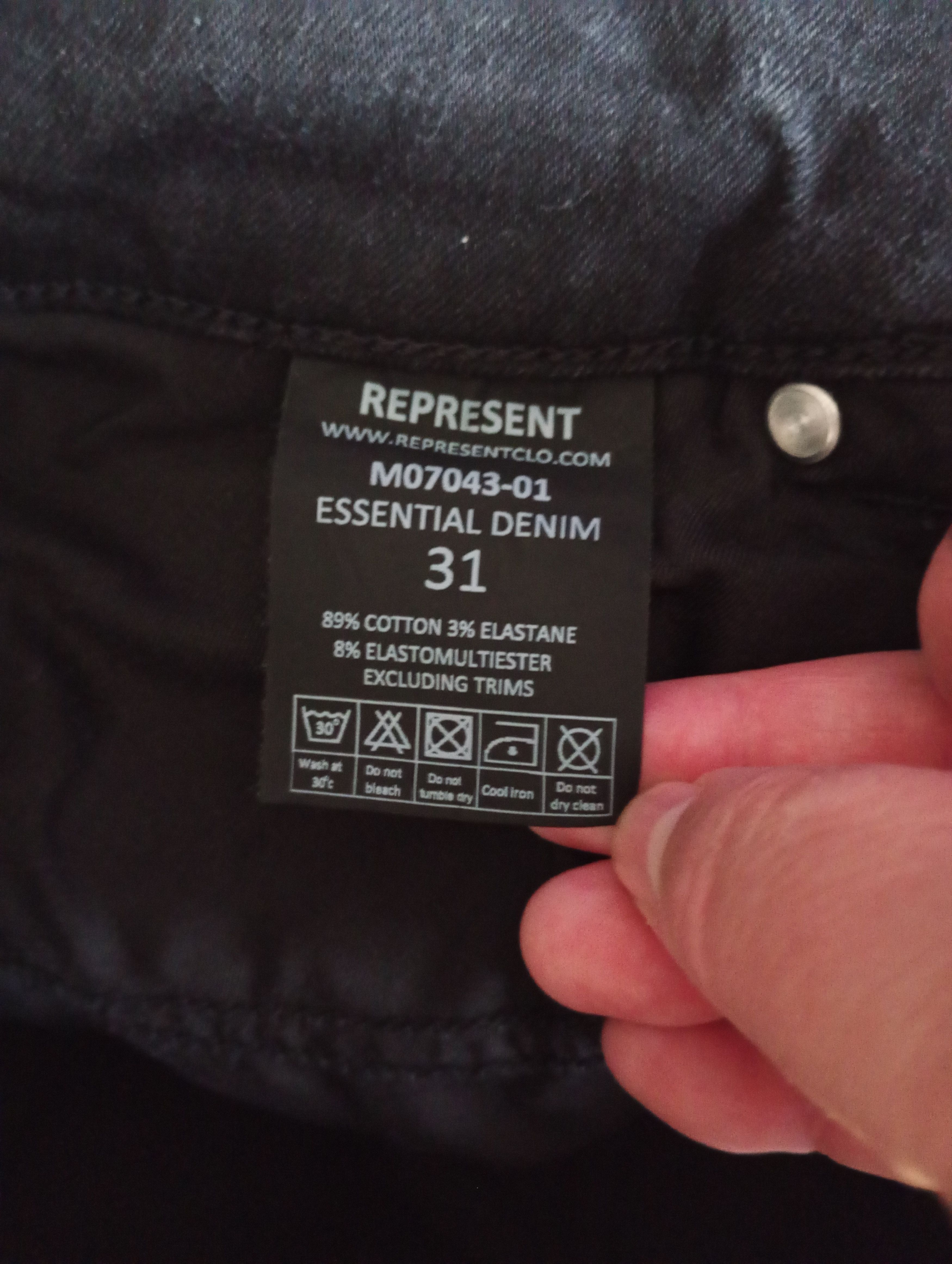 Represent Clo. Represent Essential Denim Jeans Size US 31 - 18 Thumbnail
