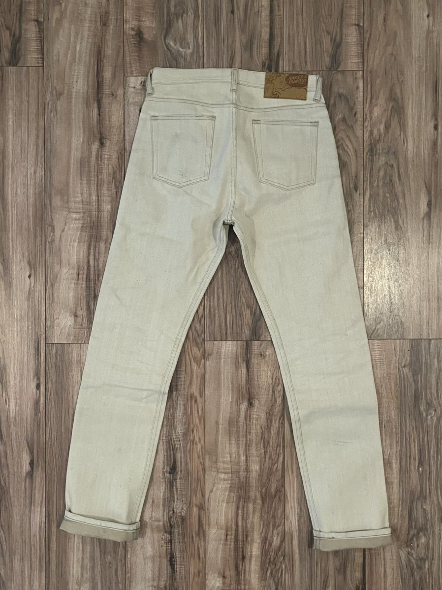 Naked & Famous FoxFibre x Naked & Famous Denim Ecru Selvedge Weird Guy 32 Size US 32 / EU 48 - 5 Thumbnail