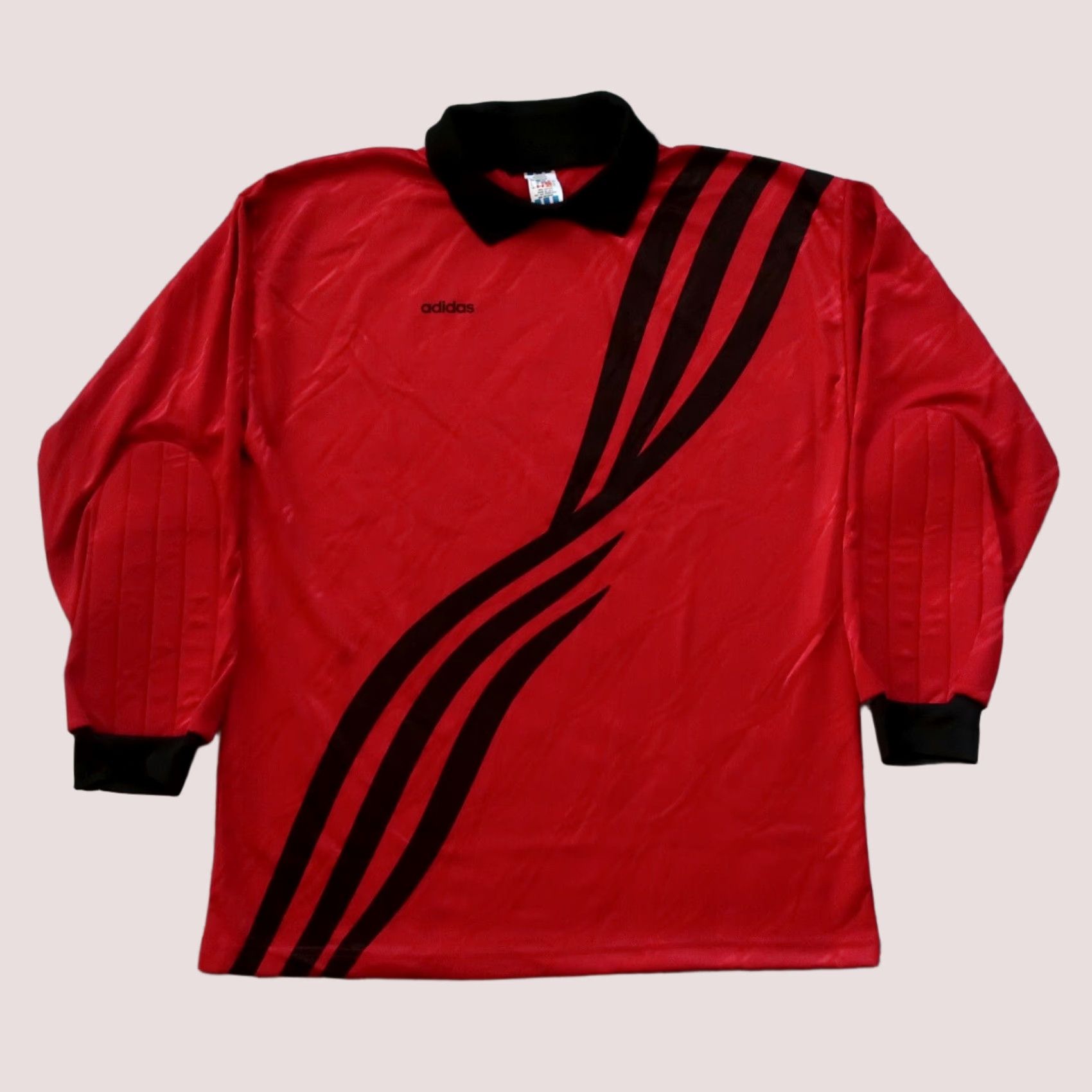 Adidas Vintage Adidas Soccer Jersey Men Large Dark Red 90s Jersey Size US L / EU 52-54 / 3 - 1 Thumbnail