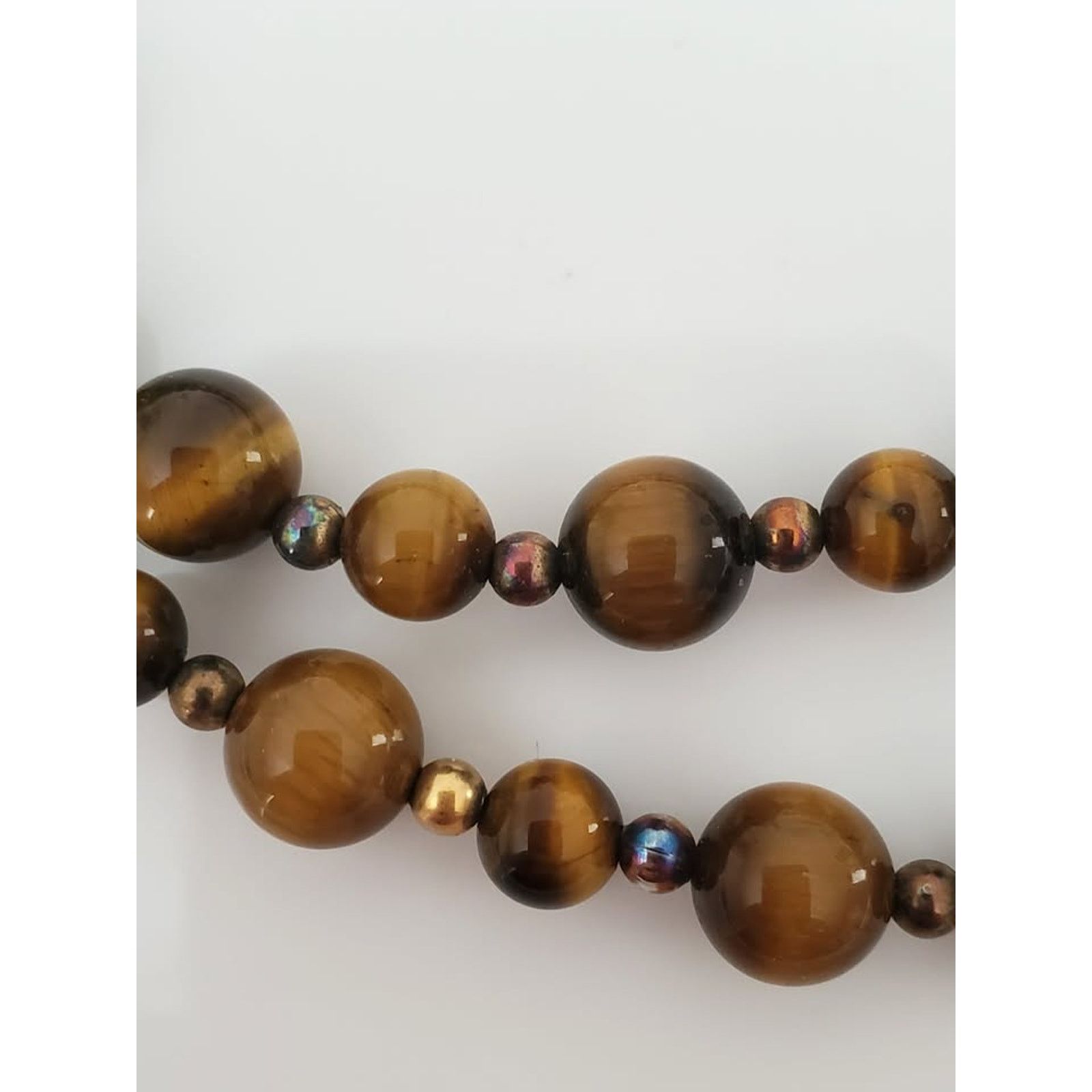 Other Vintage Tiger Eye Beaded Necklace Size ONE SIZE - 3 Thumbnail