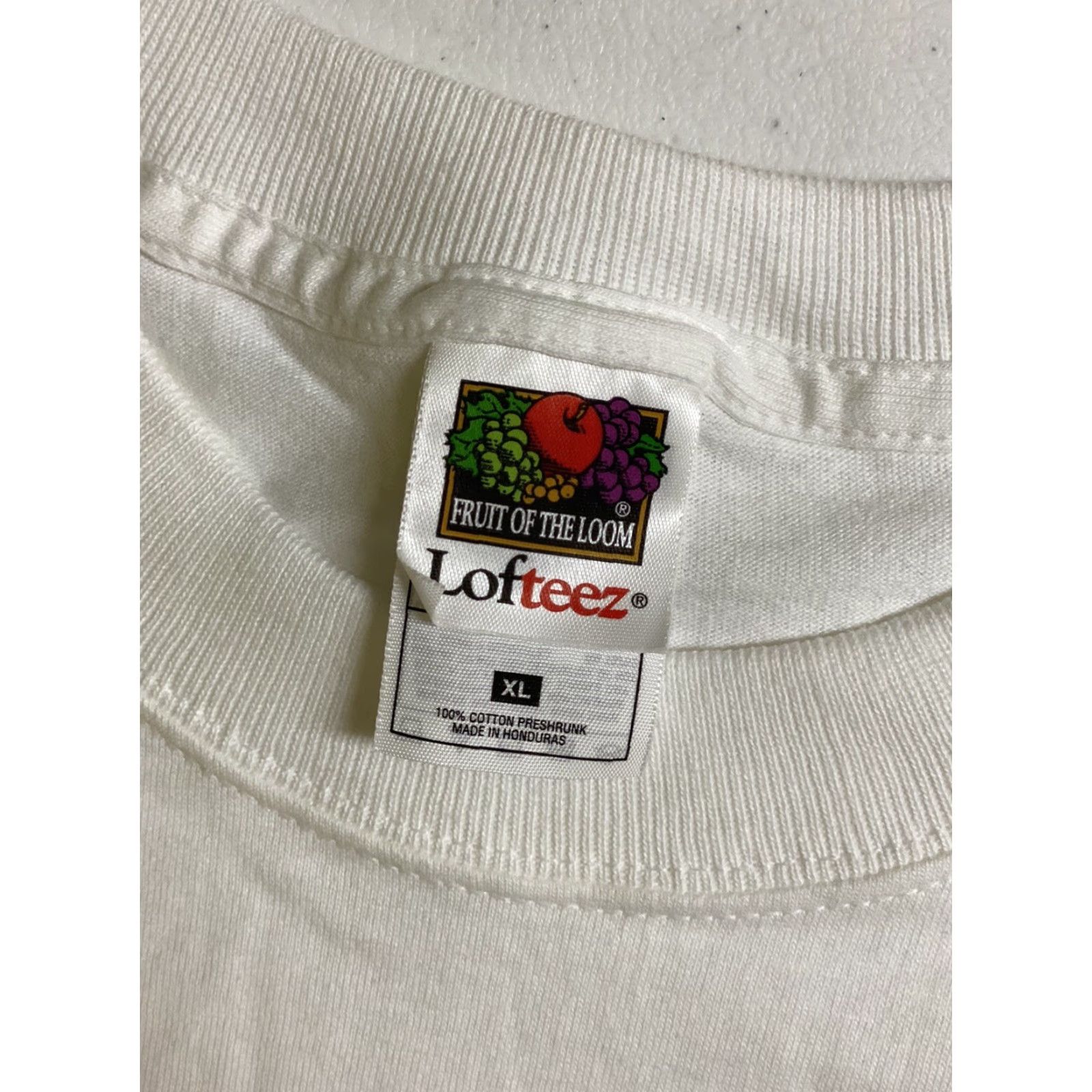 Vintage VINTAGE New Mens XL T-Shirt Tempting isnt it? Booze Cherry Vodka? White Short Sleeve Woman? Size US XL / EU 56 / 4 - 4 Thumbnail