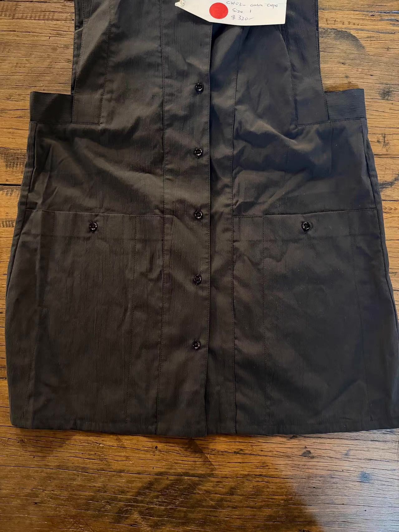 Christophe Lemaire CHRISTOPHE LEMAIRE Early Women's Black Sleeveless Blouse Ｑ25 Size XS / US 0-2 / IT 36-38 - 2 Thumbnail