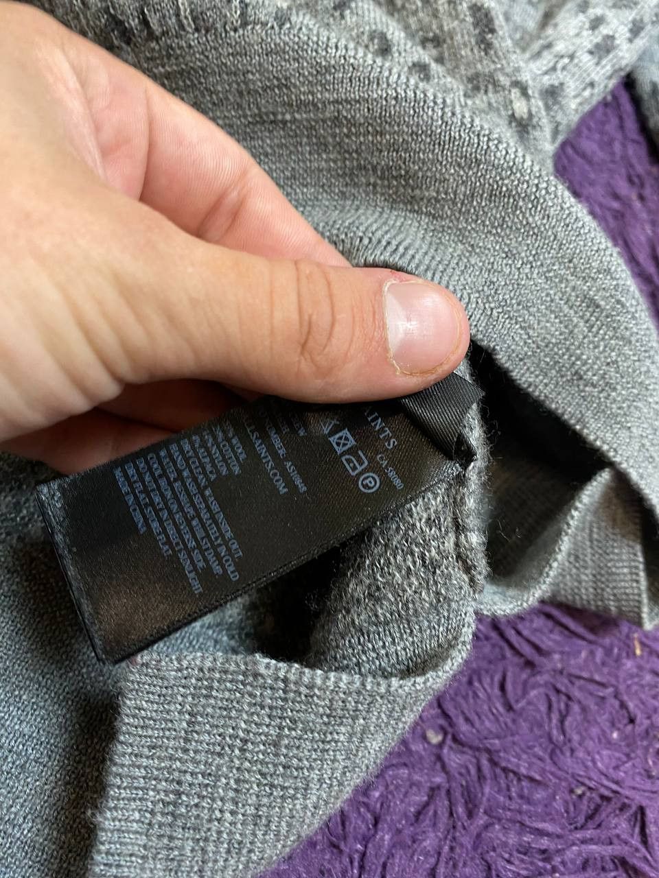Allsaints Y2K Vintage print Sweaters gray Allsaints streetwear size M Size US M / EU 48-50 / 2 - 4 Thumbnail
