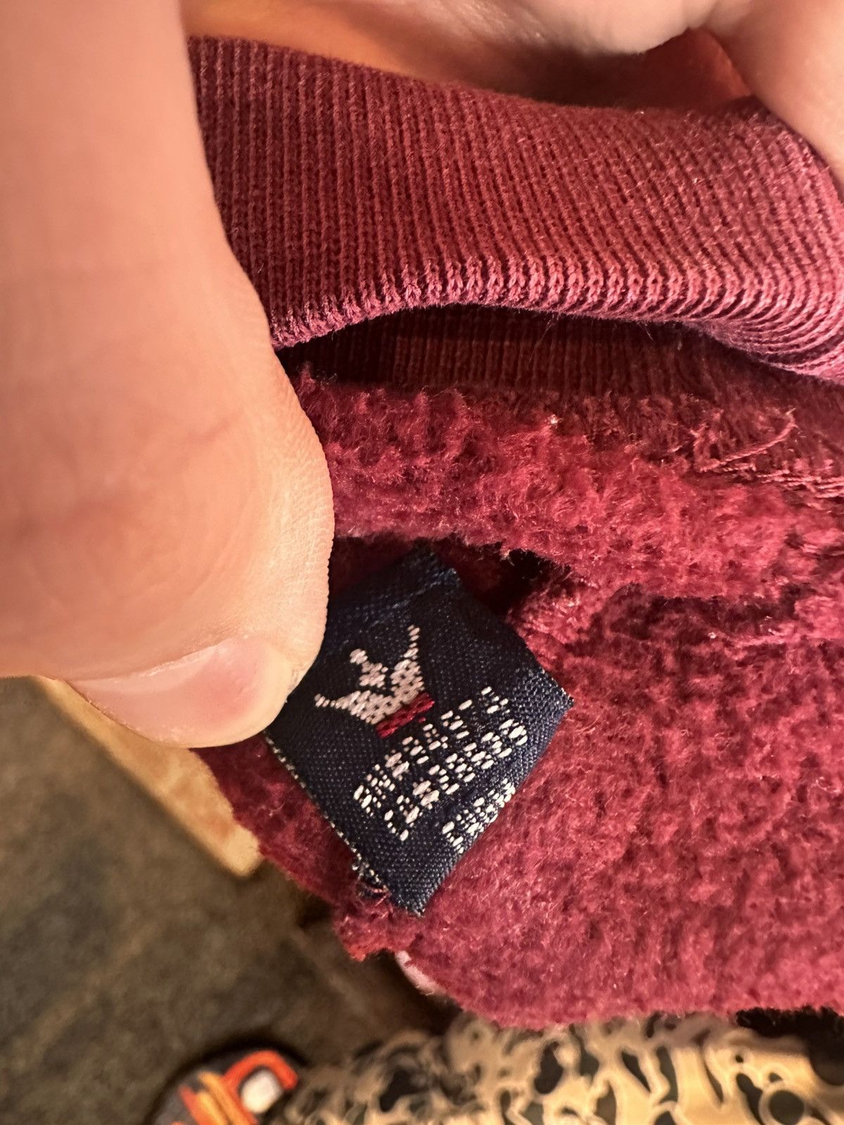 Stussy Early 2000s Stussy Double S Crewneck maroon Size US M / EU 48-50 / 2 - 6 Thumbnail