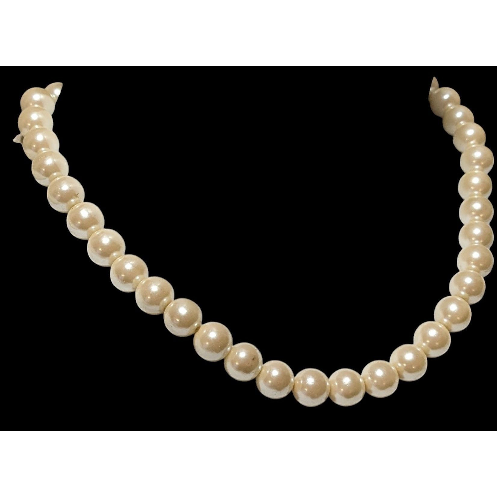 Other Elegant Cream Faux Pearl Bridal Necklace Size ONE SIZE - 3 Thumbnail