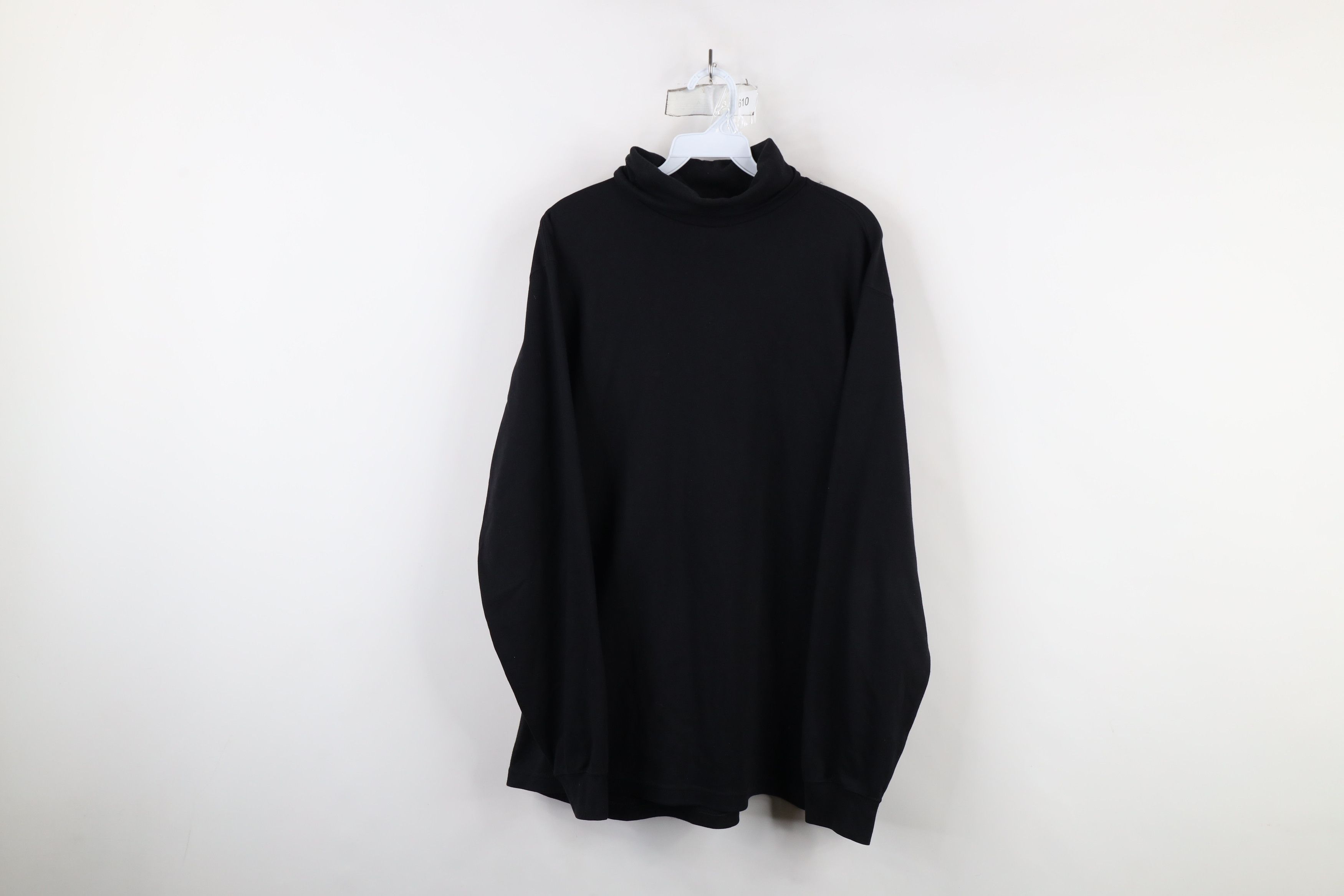 Lands' End × Vintage Vintage 90s Lands End Long Sleeve Turtleneck T-Shirt USA Size US L / EU 52-54 / 3 - 1 Thumbnail