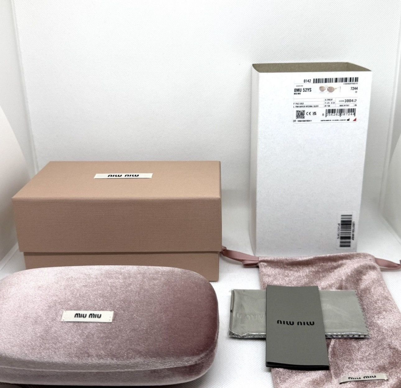 Miu Miu × Vintage NEW Miu Miu sunglasses SMU 52YS ZVN-20F Size ONE SIZE - 10 Thumbnail