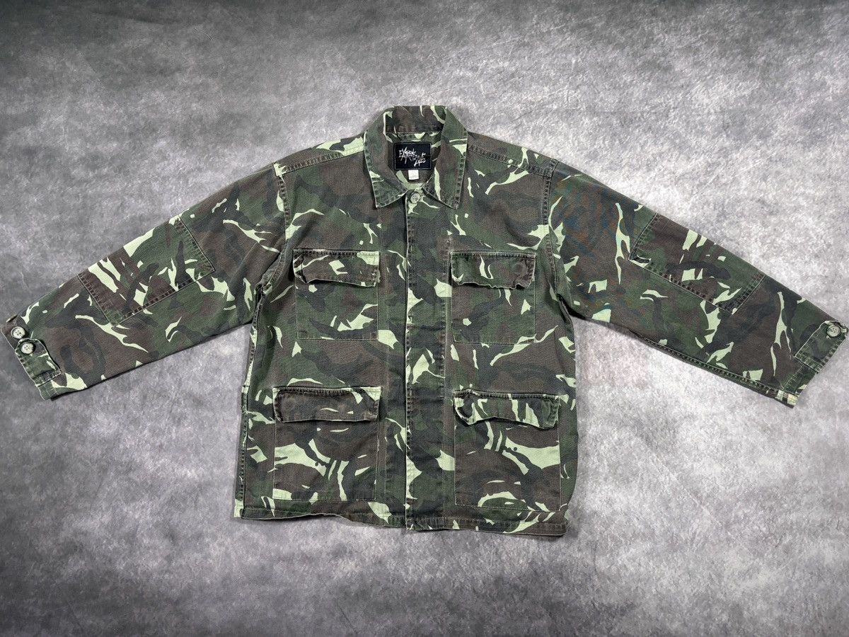 Vintage Vintage Military Chore Coat Camo 4 Pocket 90s Canvas Jacket Size US XS / EU 42 / 0 - 14 Thumbnail