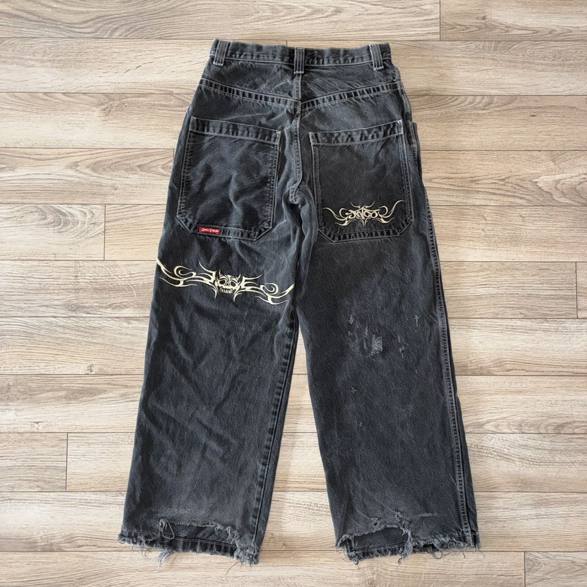メンズ jack rose side python flare denim y2k