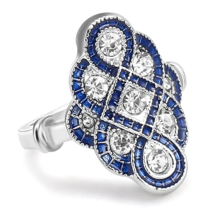 Other 1pc Luxury Women's Cubic Zirconia Ornate Ring Size 8 Size ONE SIZE - 6 Thumbnail