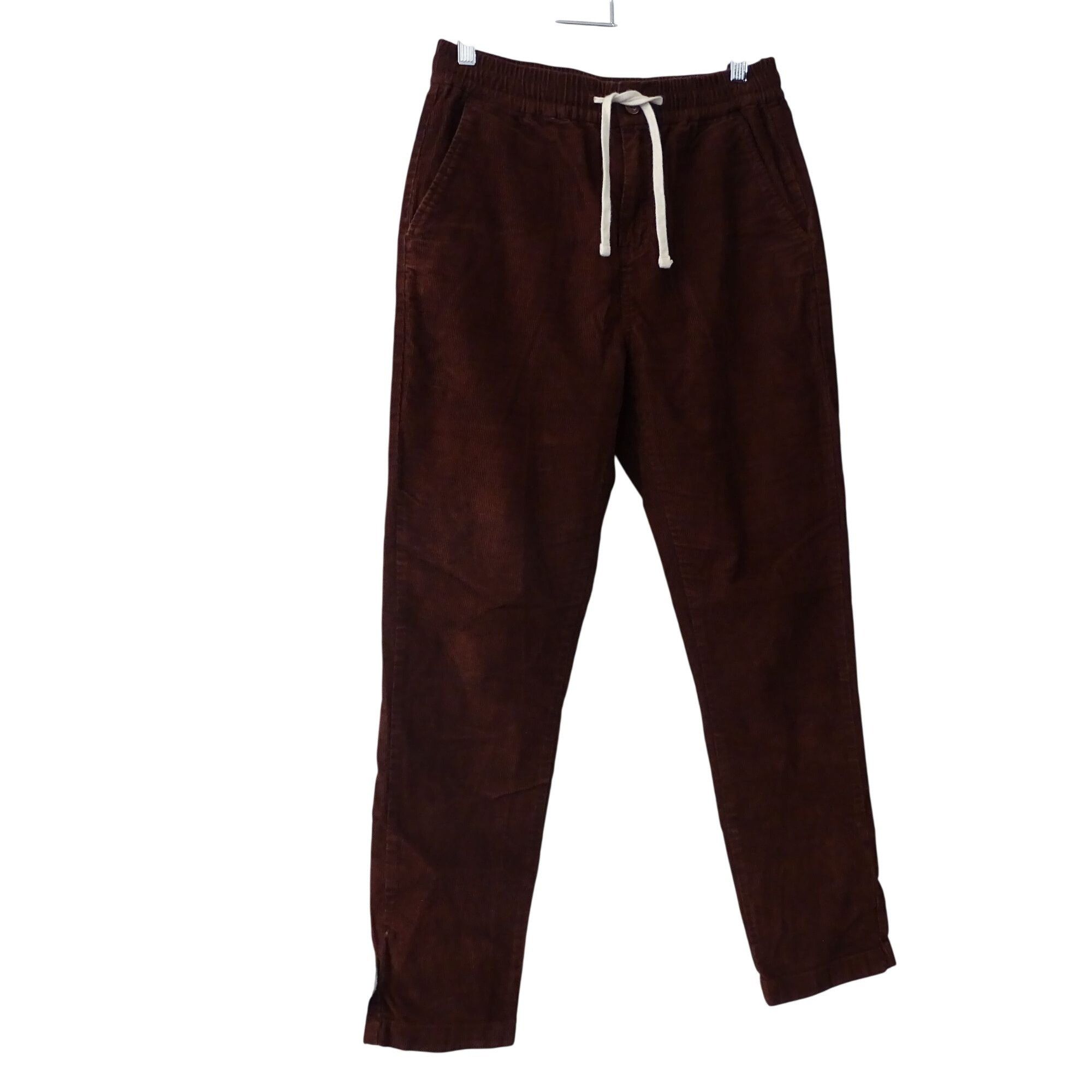 J.Crew J Crew Corduroy Drawstring Dock Pants Jogger Burgundy Small Size US 28 / EU 44 - 1 Thumbnail
