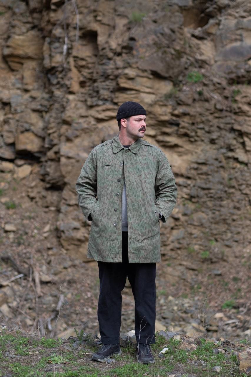 Japanese Brand Vintage Czech M60 Rain Camo Field Coat — 1964 | Sz 2B (M/L) Size US L / EU 52-54 / 3 - 1 Thumbnail