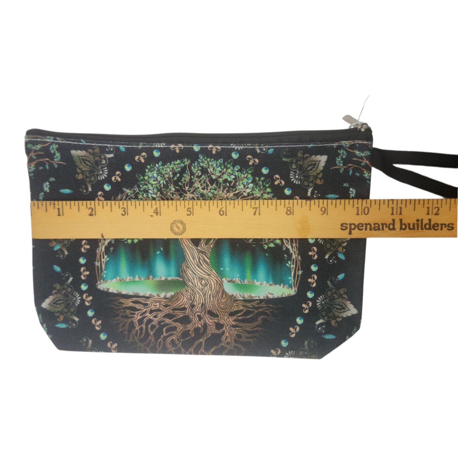 Other Tree of Life Cosmetic Bag Mystical Green Celestial Organizer Size ONE SIZE - 5 Thumbnail