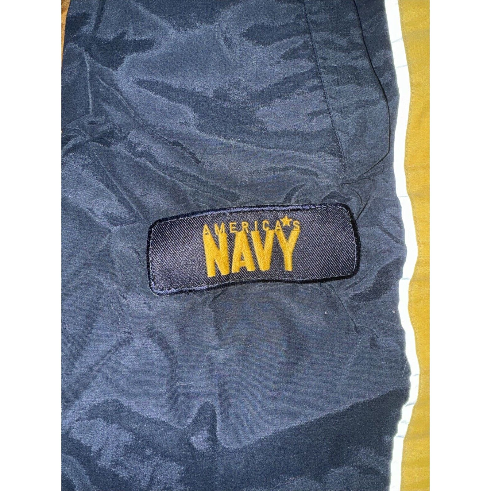 Vintage Navy Windbreak Pants Blue Small 28x28 Size US 28 / EU 44 - 2 Thumbnail