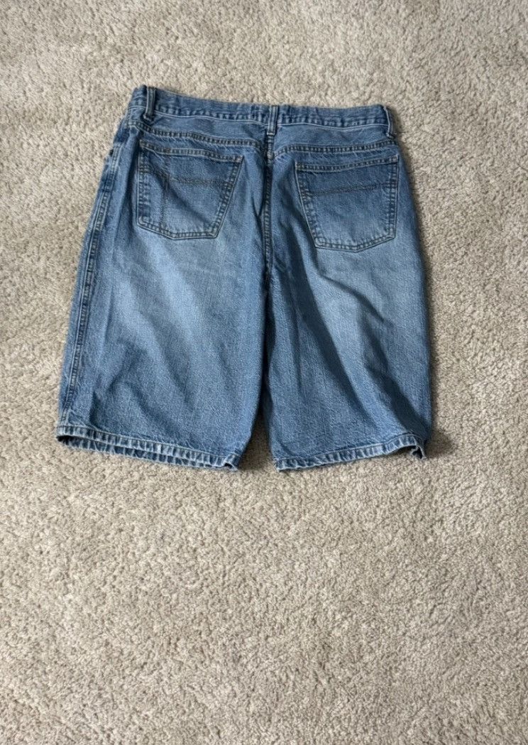 Foot Locker Blue distressed denim shorts Size US 36 / EU 52 - 2 Thumbnail