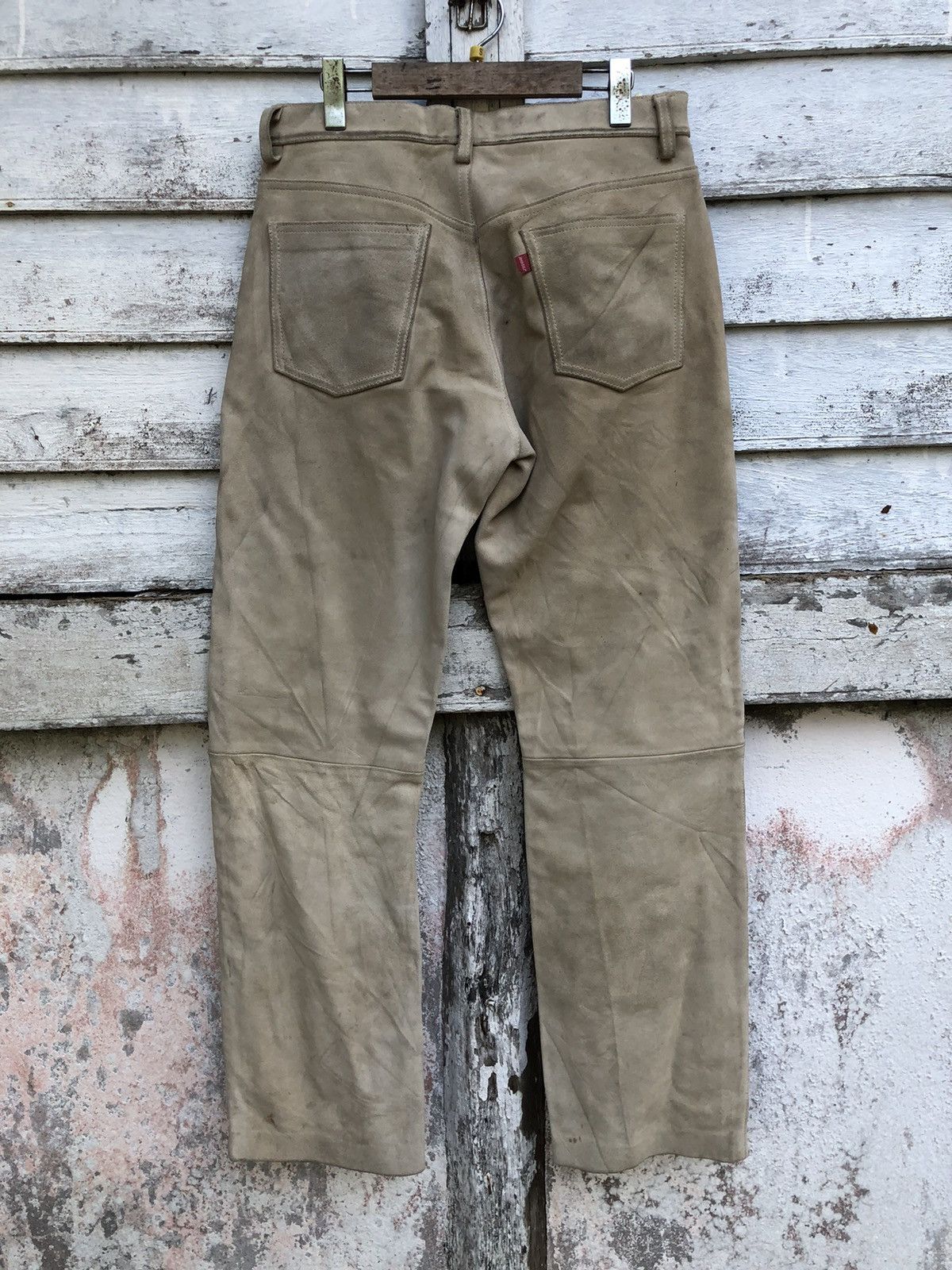 Genuine Leather × Johnbull × KOJIMA GENES 🫶RARE🫶John Bull Lyon Marque Deposee Cowhide Pant Size US 32 / EU 48 - 3 Thumbnail