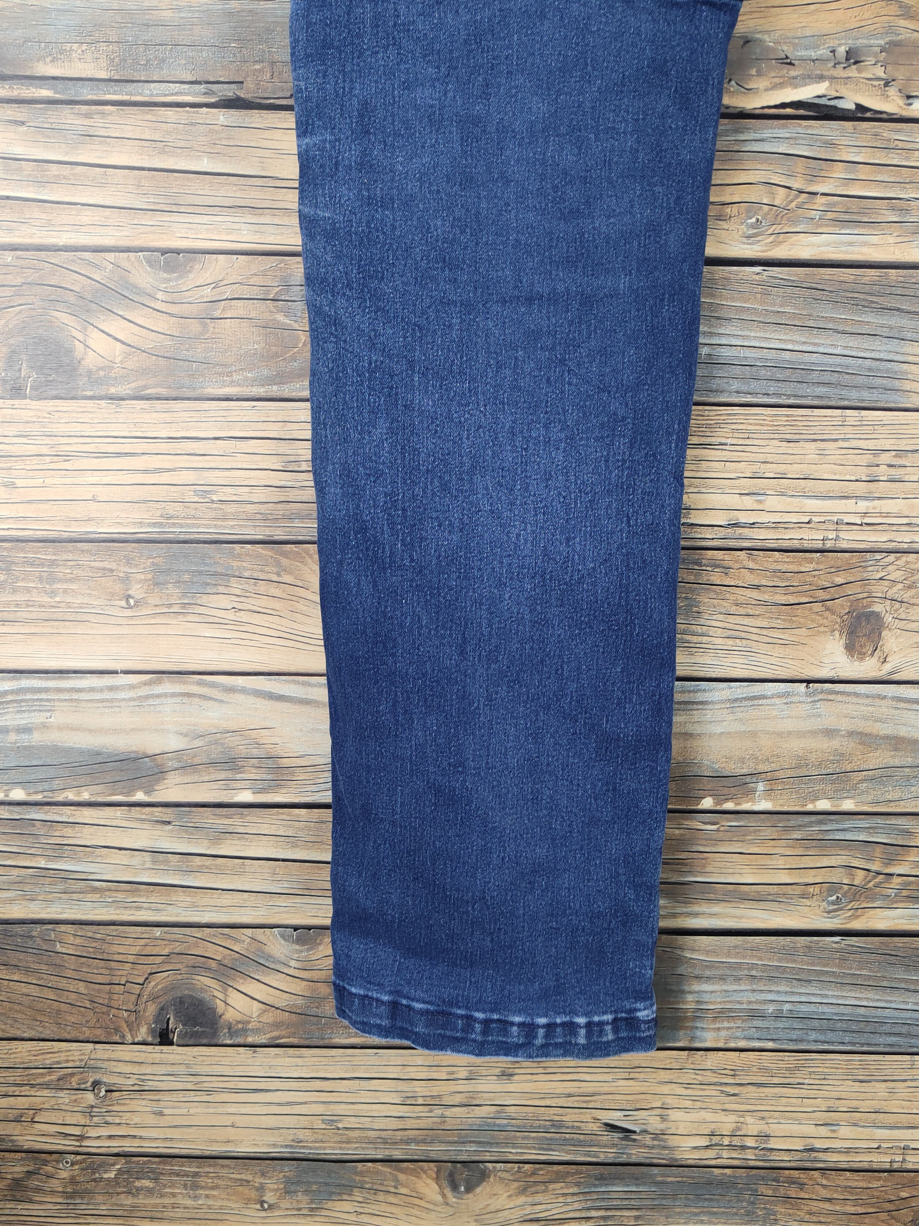 Japanese Brand FieldCore Dark Blue Distressed Ripped Jeans #W1979 Size US 39 - 9 Thumbnail
