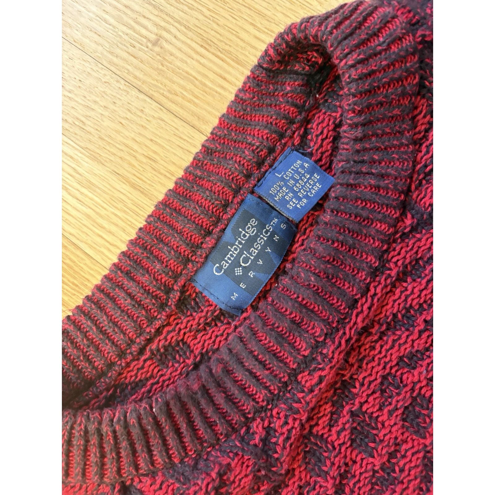Cambridge Satchel Company Vintage Sweater Mens Large Nordic 90s Cambridge Mervyns Size US L / EU 52-54 / 3 - 8 Thumbnail
