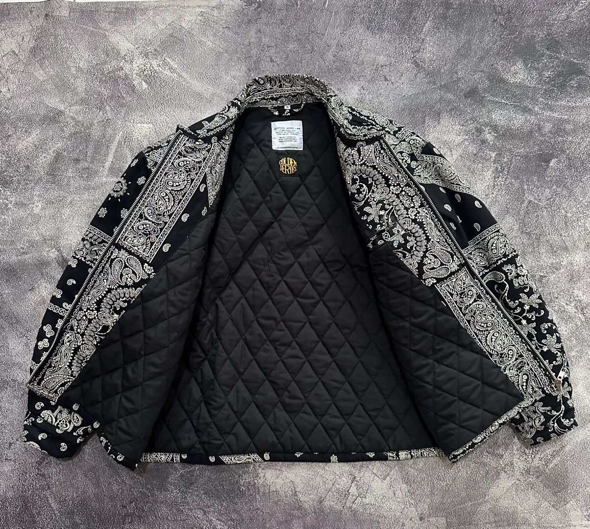 Other Project black paisley jacket streetwear Size US M / EU 48-50 / 2 - 2 Thumbnail