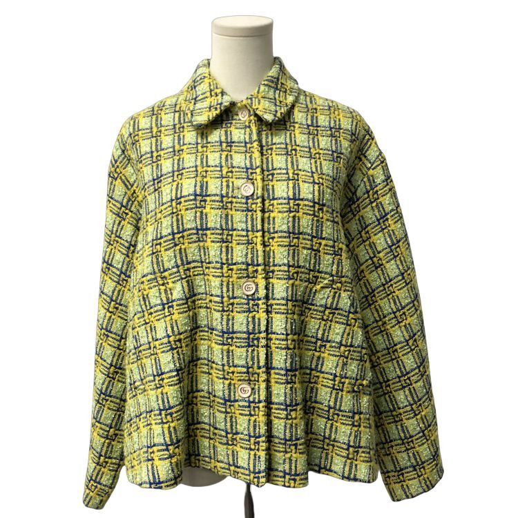 Gucci Gucci Plaid Tweed Jacket Size 40 Size S / US 4 / IT 40 - 1 Thumbnail