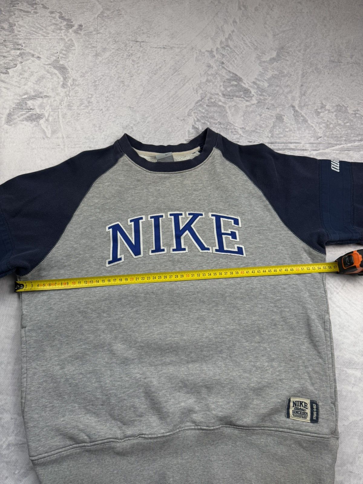 Nike × Vintage NIKE VINTAGE CENTER LOGO OVERSIZE BOXY SWEATSHIRT Size US S / EU 44-46 / 1 - 7 Thumbnail