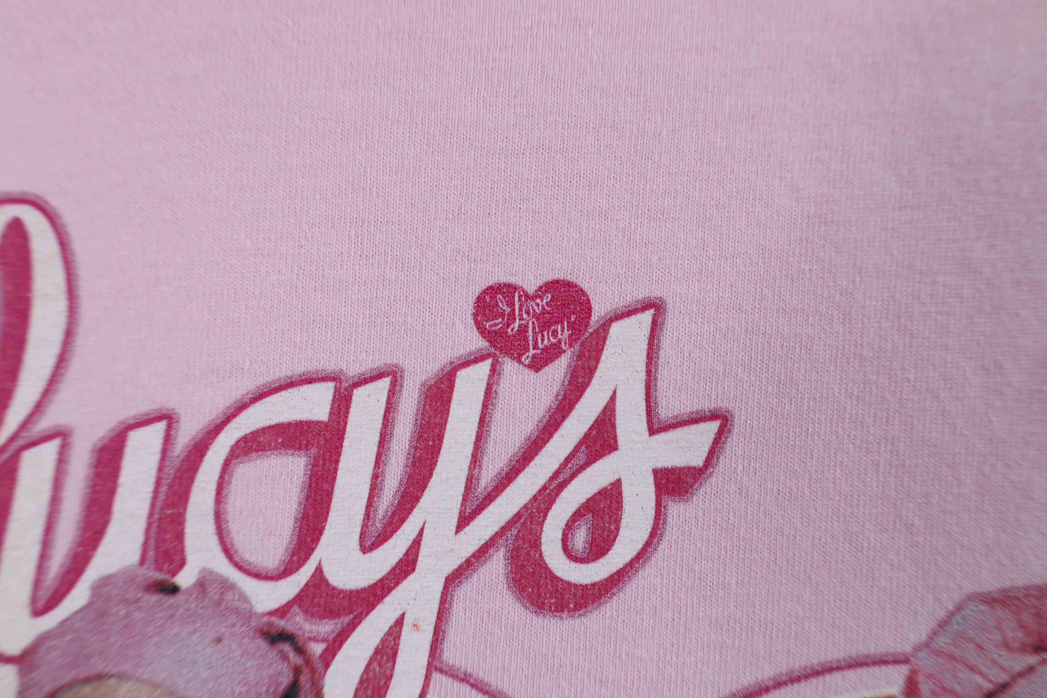 Vintage Vintage 90s I Love Lucy Chocolate Short Sleeve T-Shirt Size S / US 4 / IT 40 - 5 Thumbnail