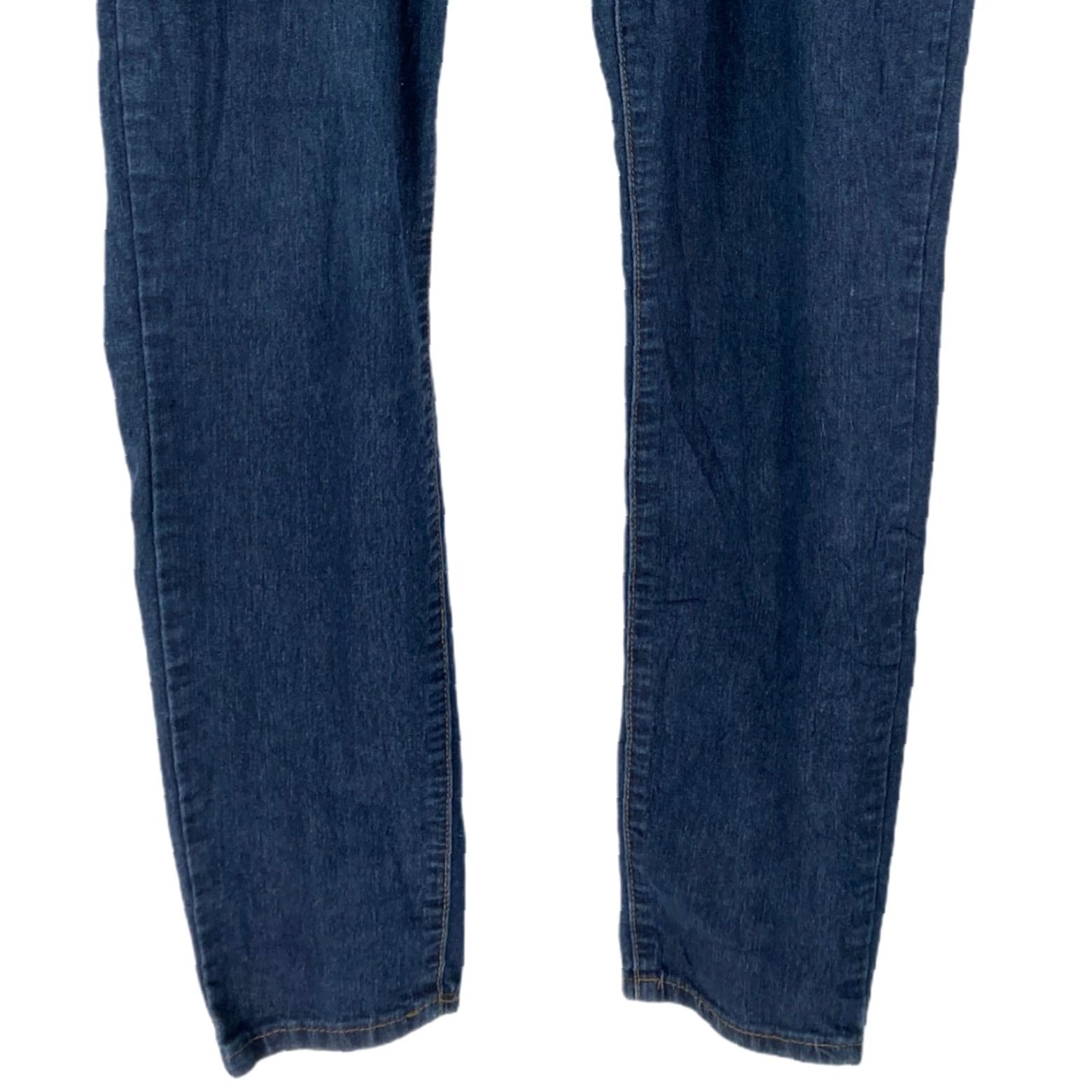 Forever 21 Forever 21 Jeans Womens Mid Rise Skinny Blue Denim Size 30 29.5 in Inseam Regular Long Length 5 Pocket Cuff 34 in Waist Size 30" / US 8 / IT 44 - 6 Thumbnail