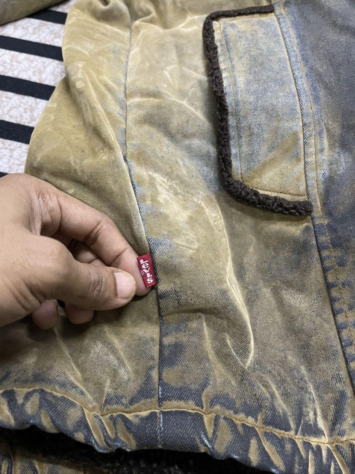 Levi's Vintage Clothing VINTAGE LEVIS HEAVY SHERPA JACKET RARE Size US L / EU 52-54 / 3 - 16 Thumbnail
