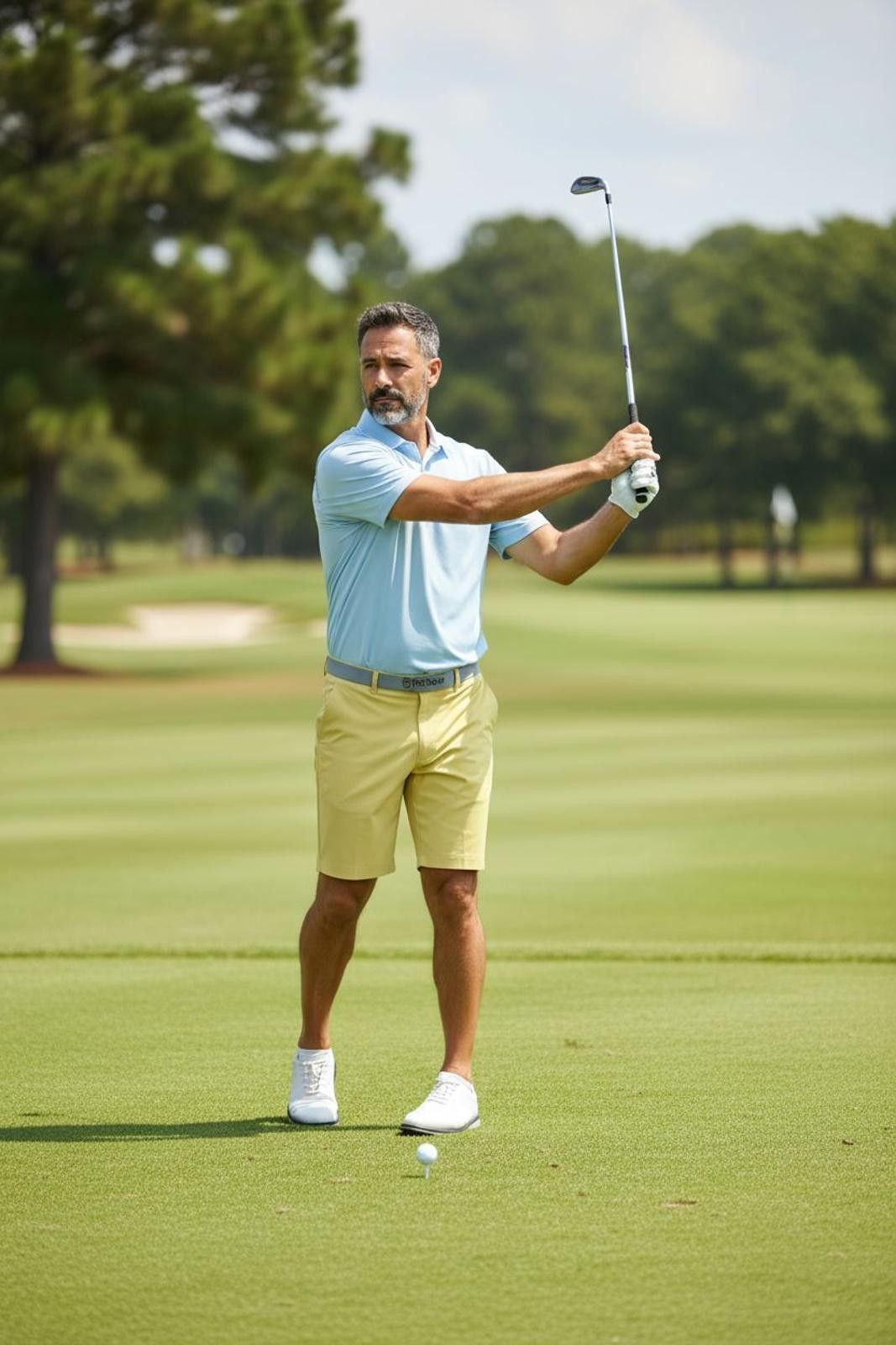 Other ProTour Men's Yellow Casual Golf Shorts Size US 32 / EU 48 - 1 Thumbnail