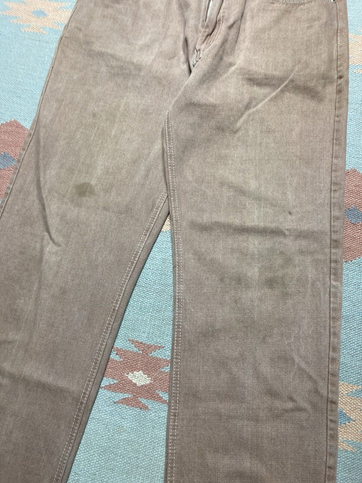 Vintage VTG y2k baggy jeans godbody wide pipes skater tan 34x31 Size US 34 / EU 50 - 6 Thumbnail