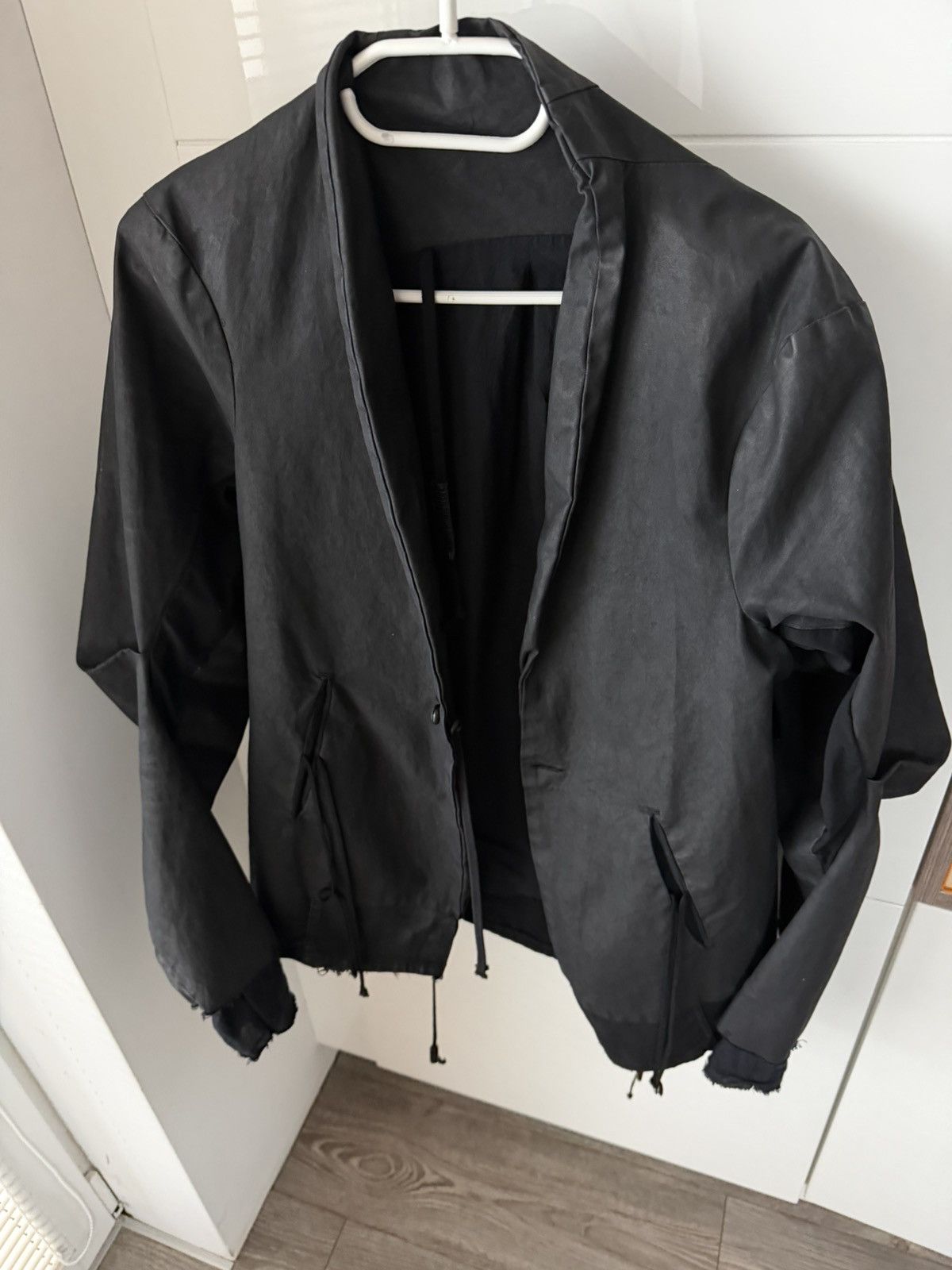 Boris Bidjan Saberi Boris Bidjan Saberi AW09-10 JP2 Waxed Perforated Lamb JCKT Size US M / EU 48-50 / 2 - 3 Thumbnail