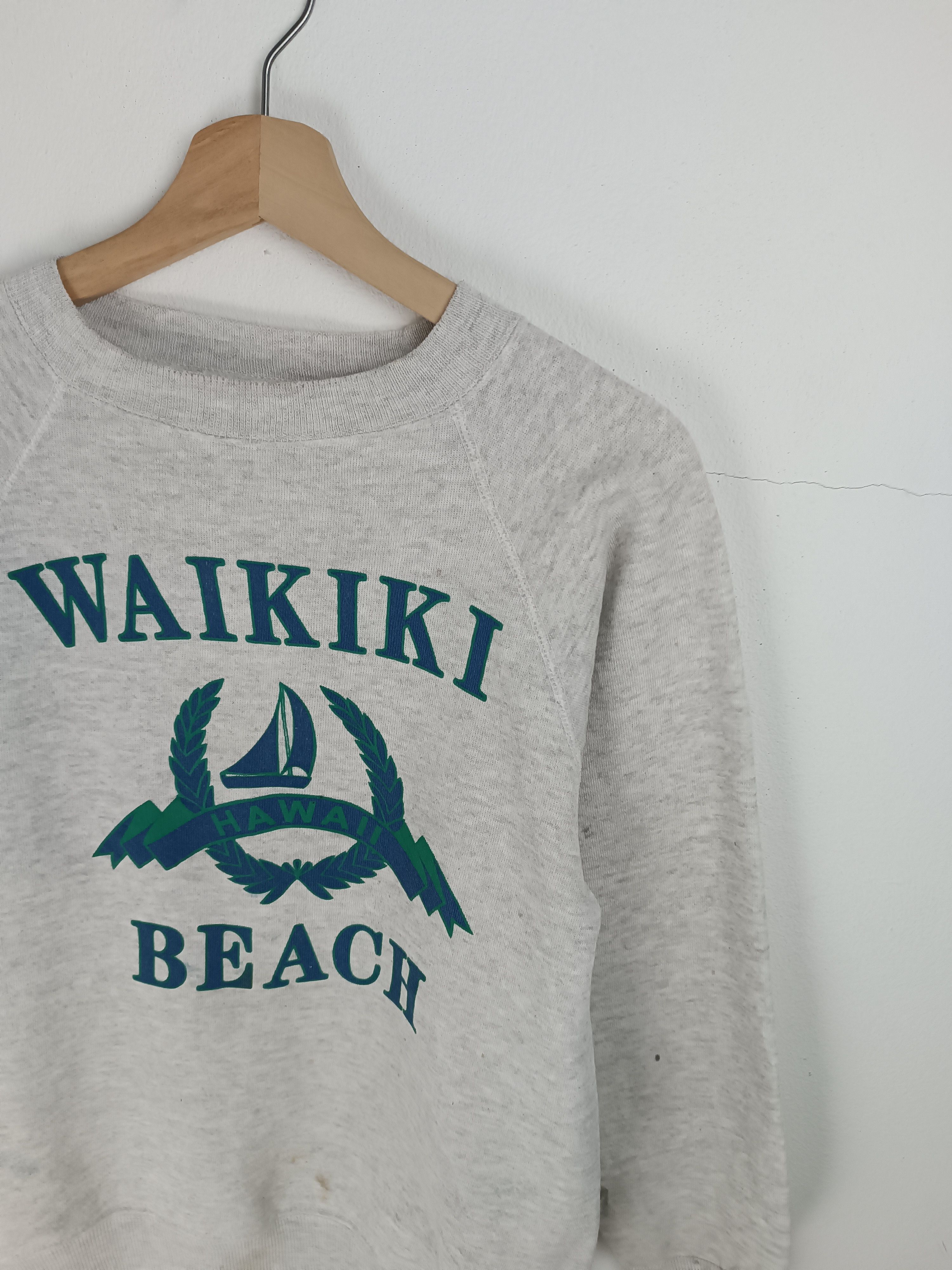 Other THRASHED FADED VINTAGE EARLY 90'S WAIKIKI BEACH SWEATSHIRTS Size US S / EU 44-46 / 1 - 5 Thumbnail