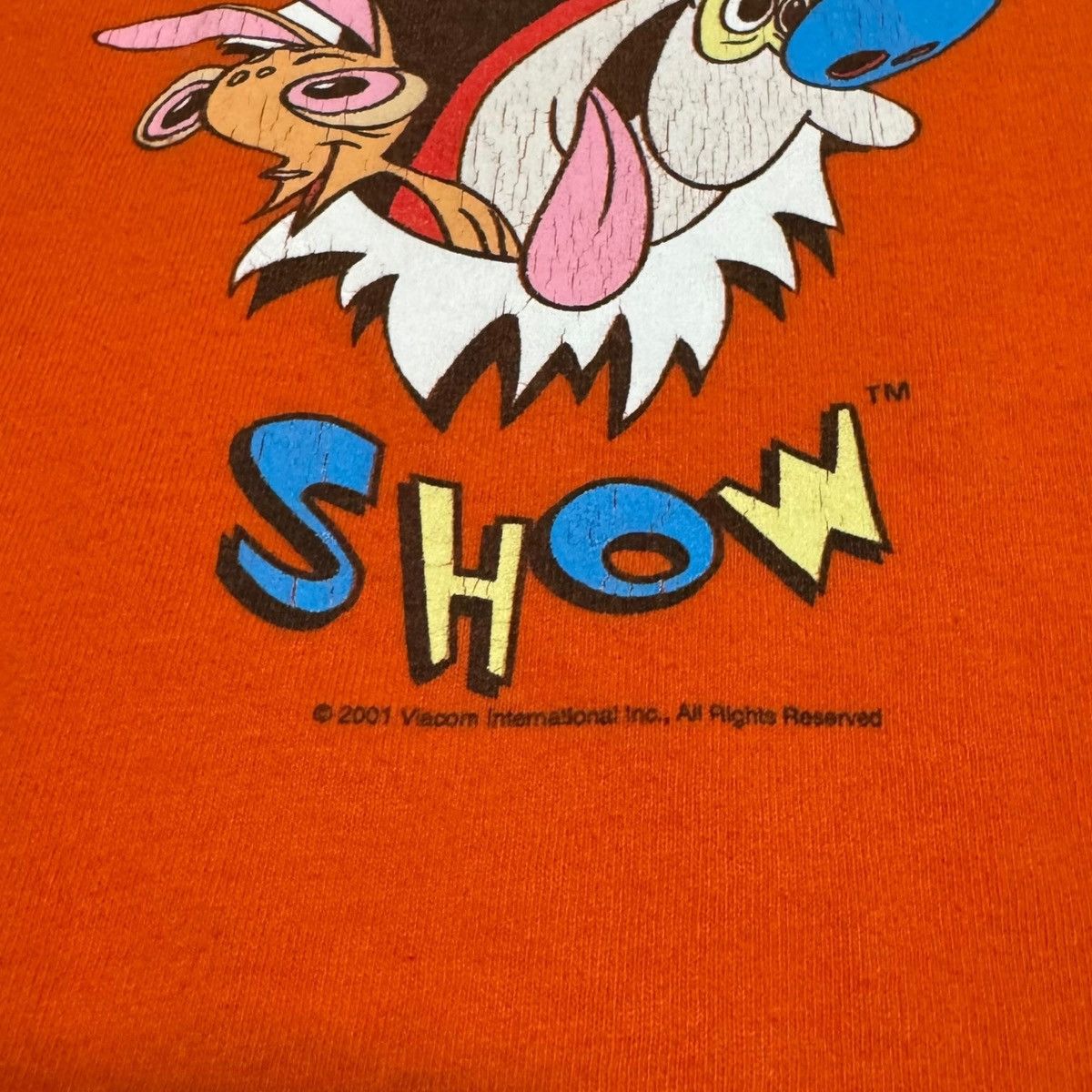 Delta 2001 Delta The Ren & Stimpy Show Cartoon Shirt Men's Large Size US L / EU 52-54 / 3 - 3 Thumbnail