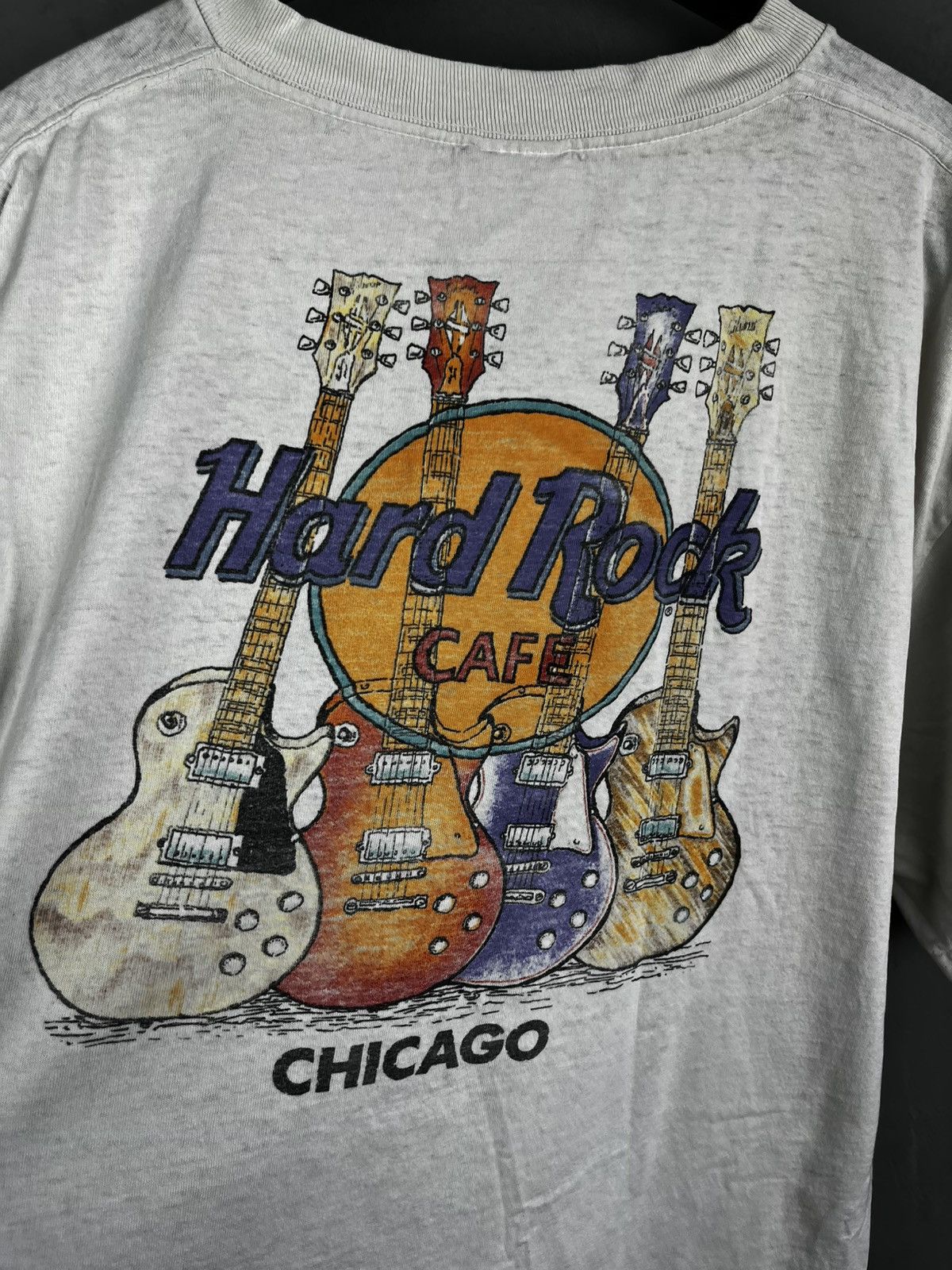 Hard Rock Cafe Hard Rock Chicago t shirt vintage Size US XL / EU 56 / 4 - 2 Thumbnail