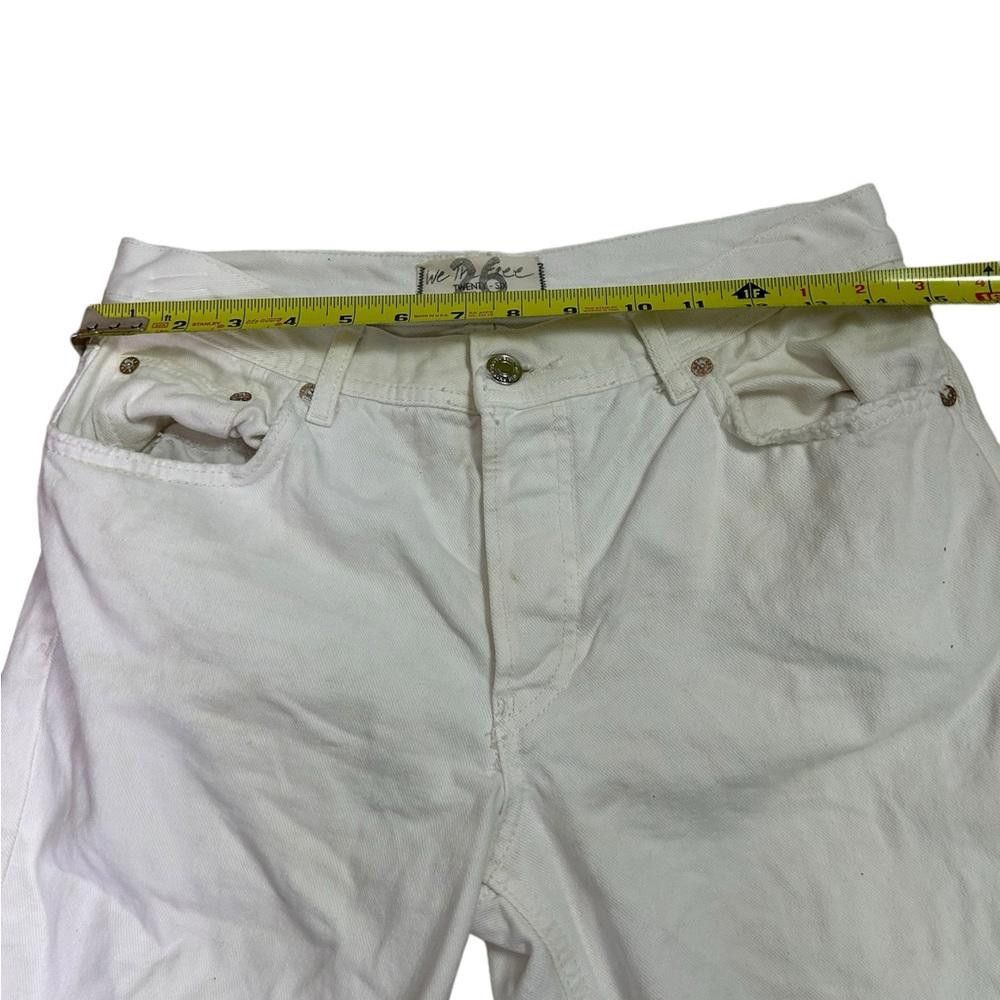 Free People Free People l Maggie Straight Leg White Jeans Size 26 Size 26" / US 2 / IT 38 - 6 Thumbnail