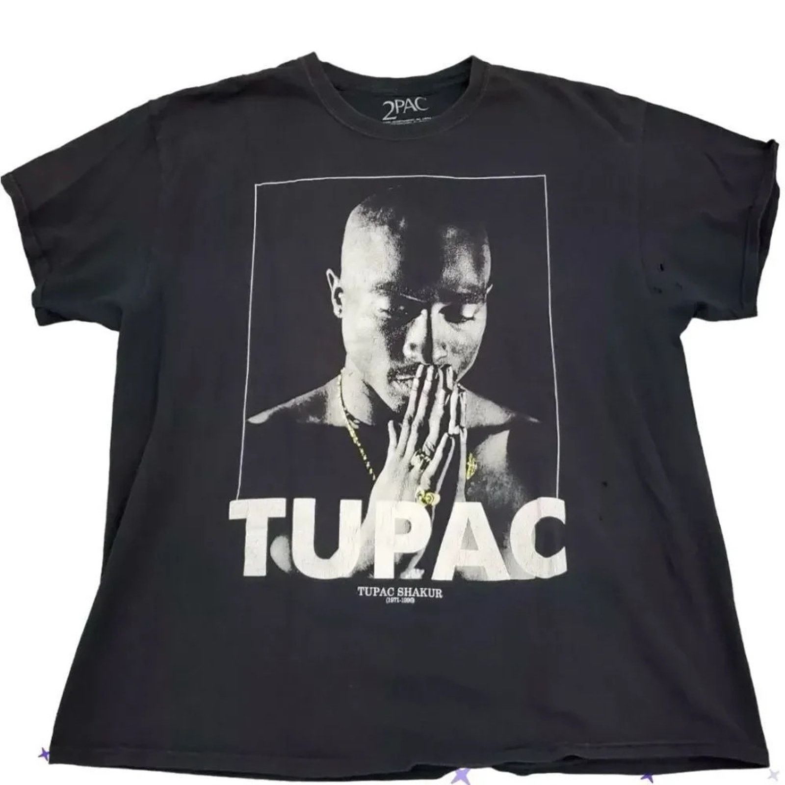 Alstyle Tupac Shakur t-shirt on Alstyle tag, size Medium Size US M / EU 48-50 / 2 - 1 Thumbnail